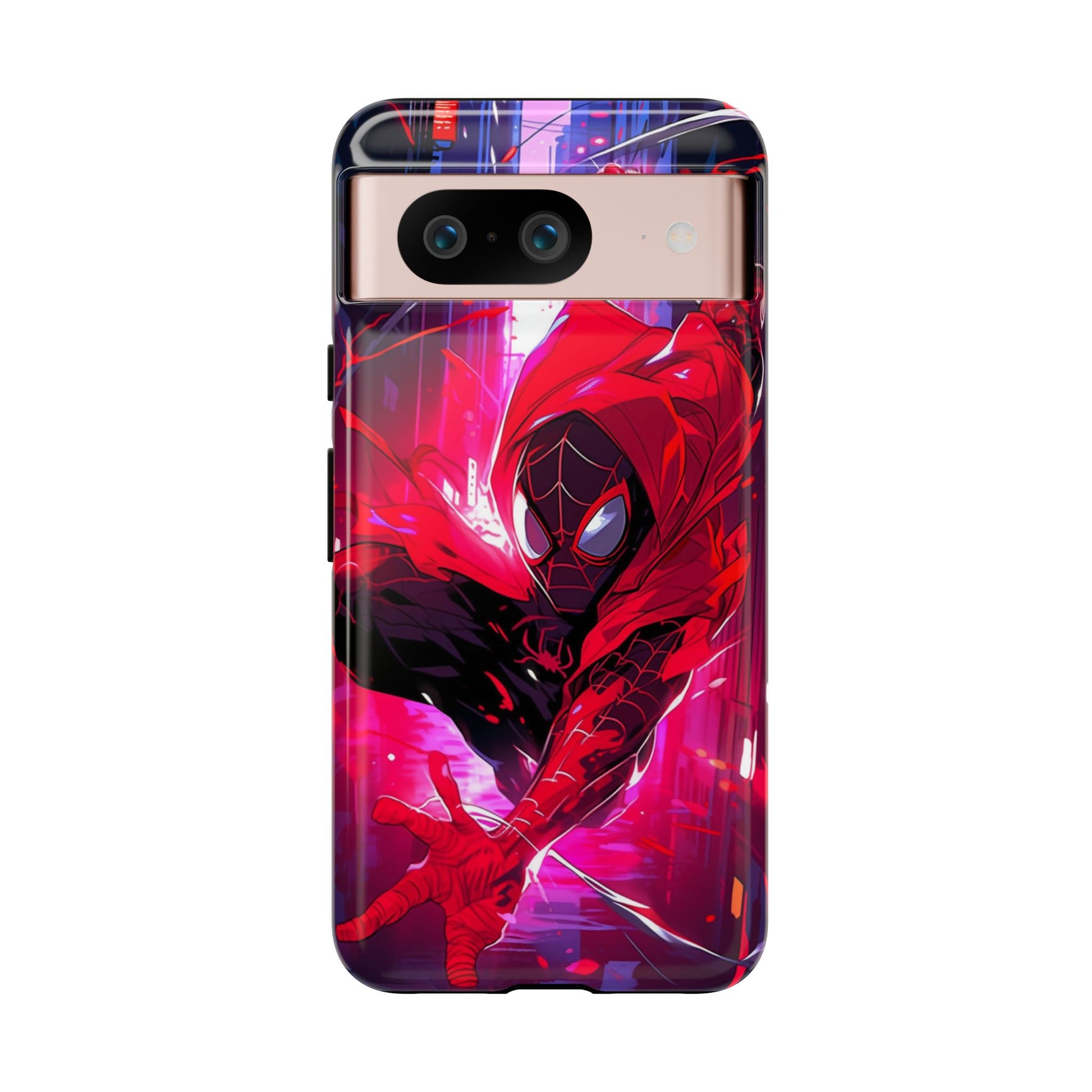 Miles Morales Spiderman Phone Case, Tough Cases for iPhones, Samsung, and Pixel