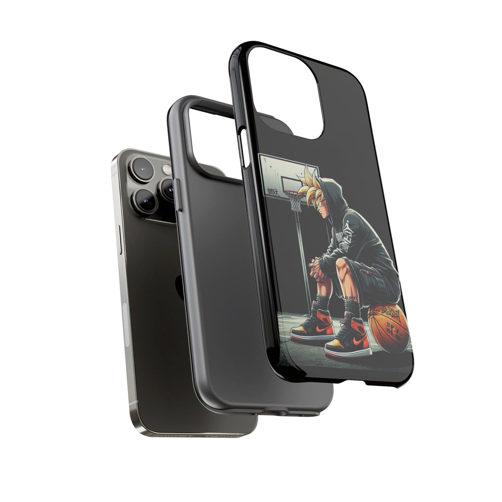 Son Goku Basketball Tough Cases for iPhones, Samsung, and Pixel