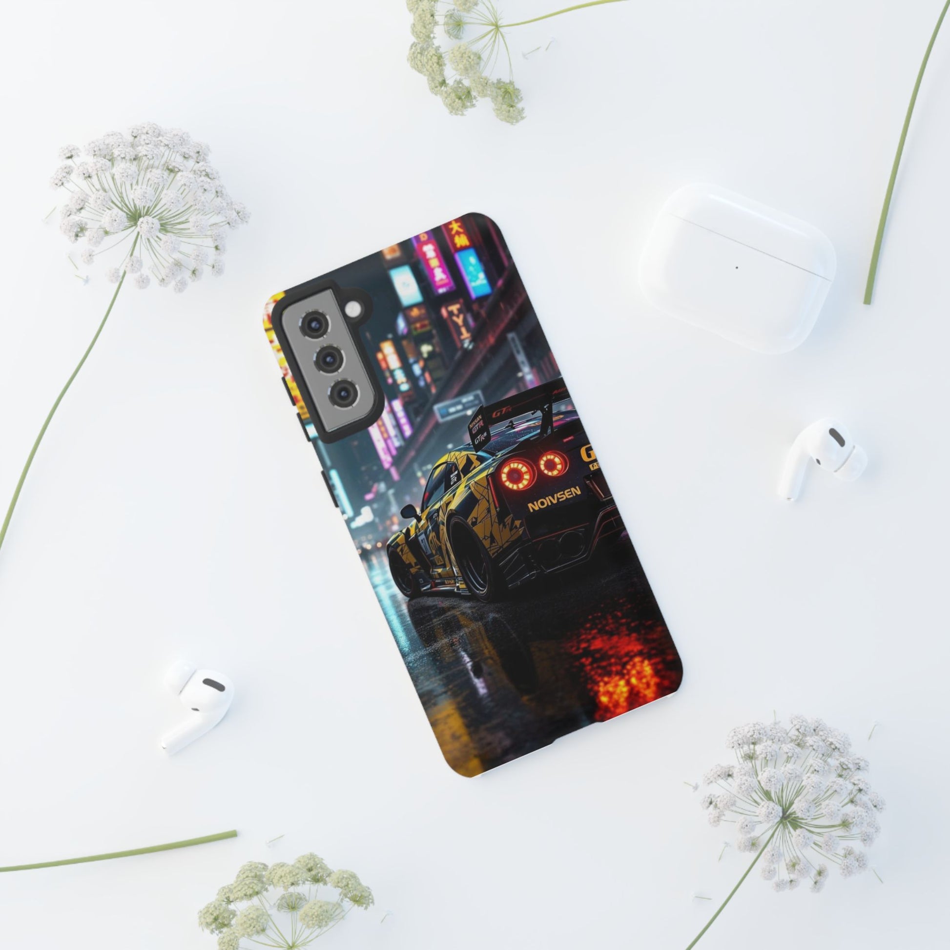 Nissan GTR in Japan Art Tough Cases for iPhones, Samsung, and Pixel