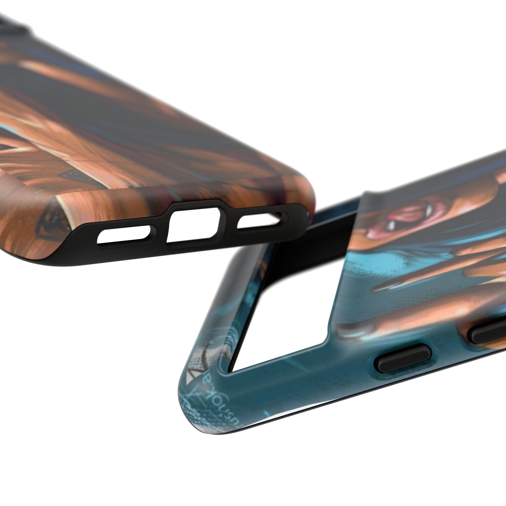 Tough Girl Theme Urban Design Cases for iPhones, Samsung, and Pixel