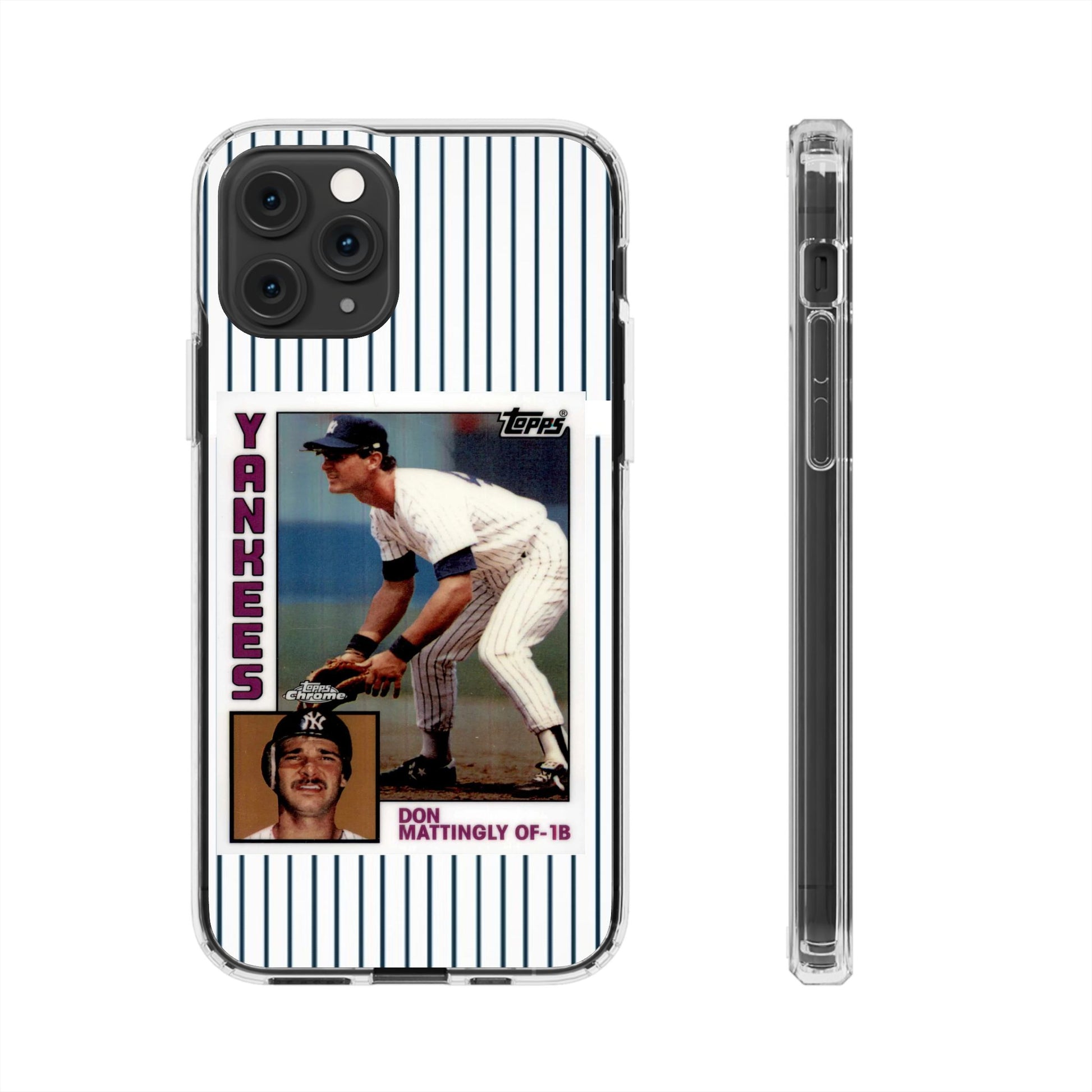 Mattingly Rookie Card Baseball inspired Protective Iphone and Samsung case