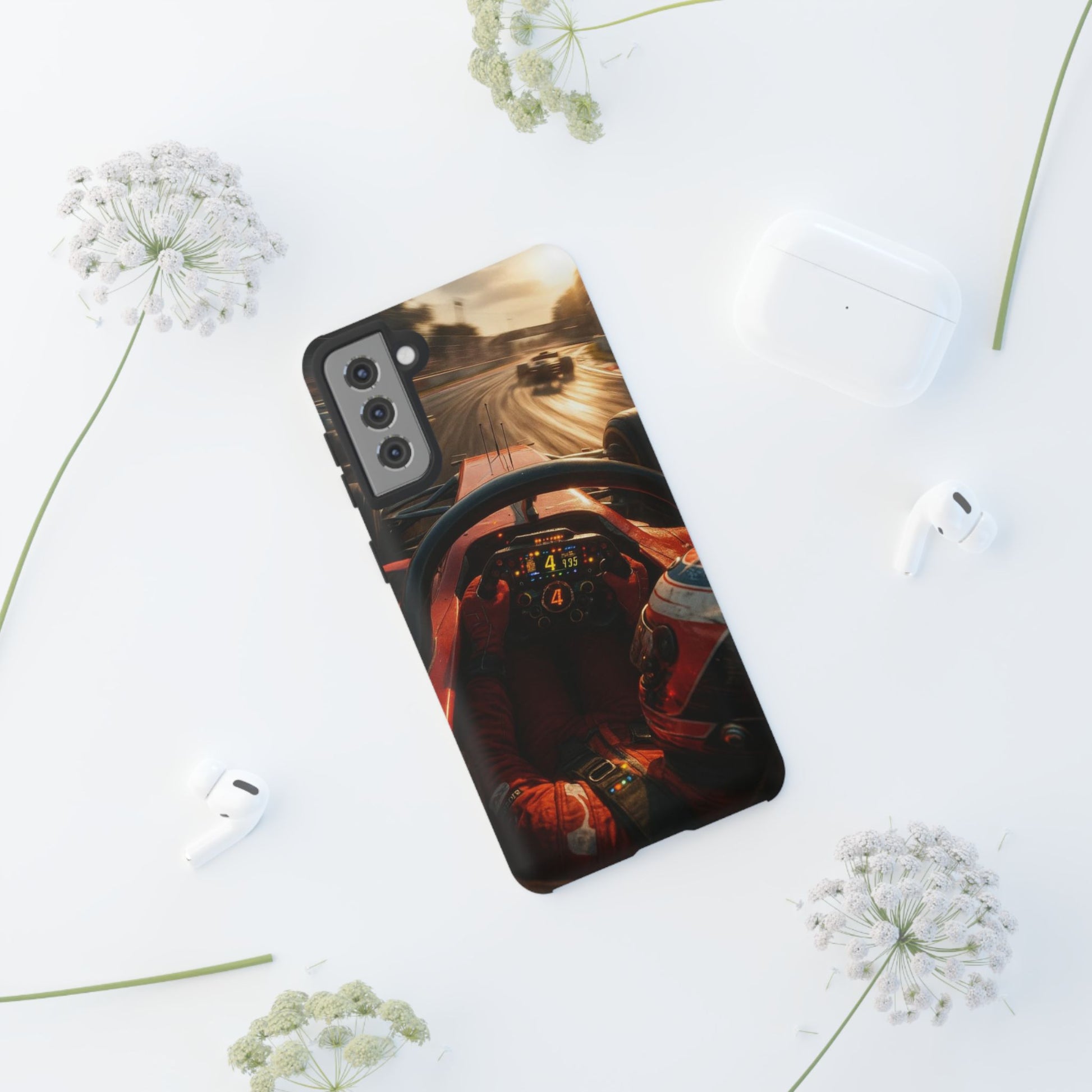 Formula 1 Cockpit Phone Case, Tough Cases for iPhones, Samsung, and Pixel