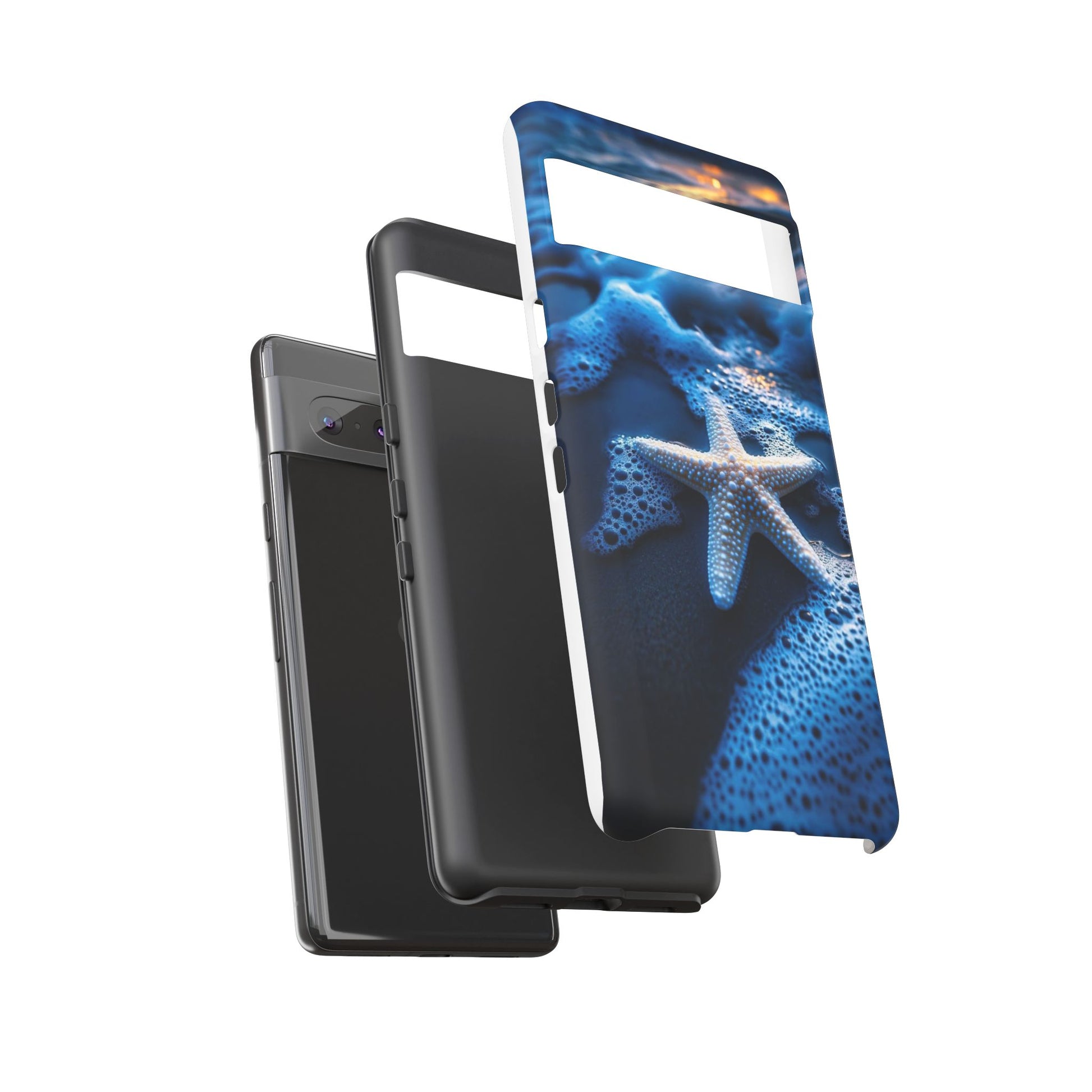 Starfish Beach Tough Cases for iPhones, Samsung, and Pixel