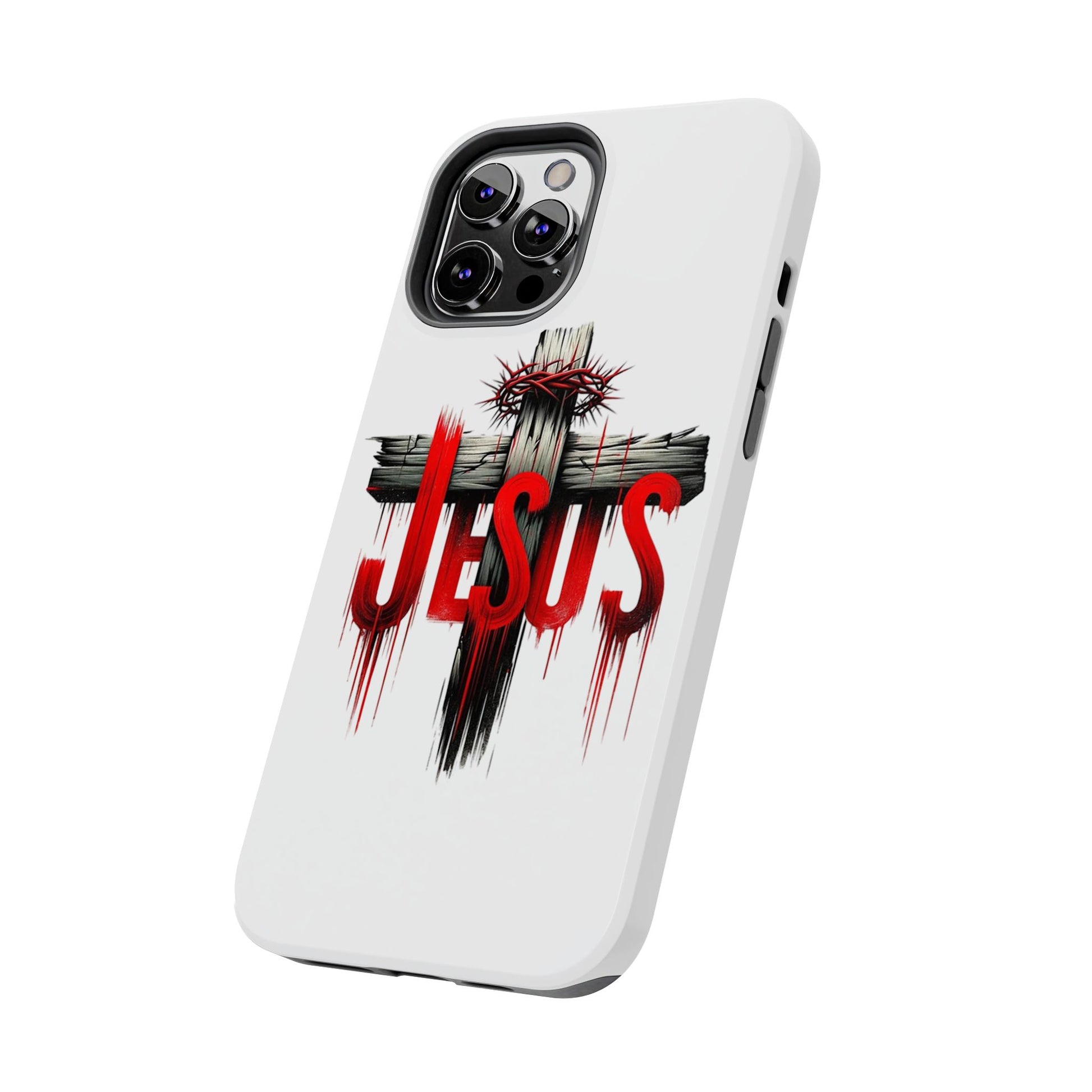 Jesus Cross and Crown Christian Theme Phone Cases for iPhones & Samsung Phones