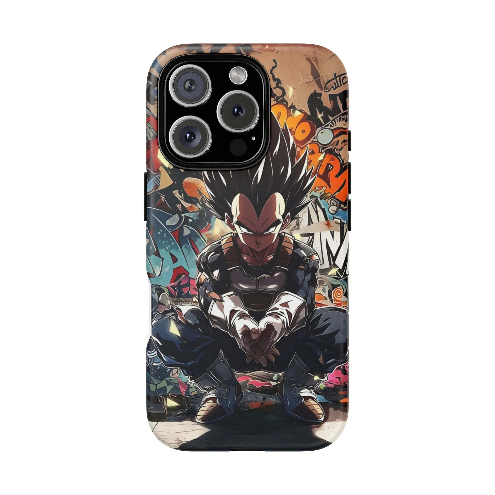 Anime Vegeta Dragon ball Z Tough Cases for iPhones, Samsung, and Pixel