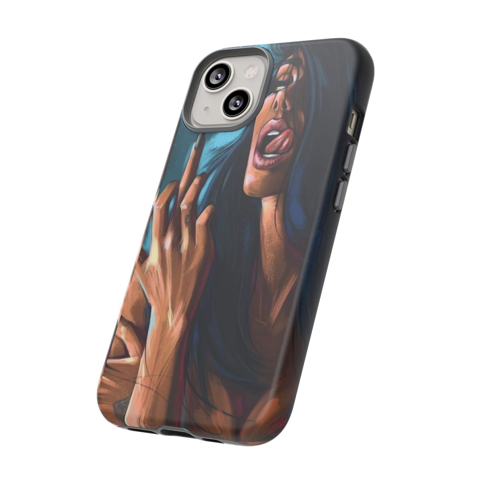 Tough Girl Theme Urban Design Cases for iPhones, Samsung, and Pixel