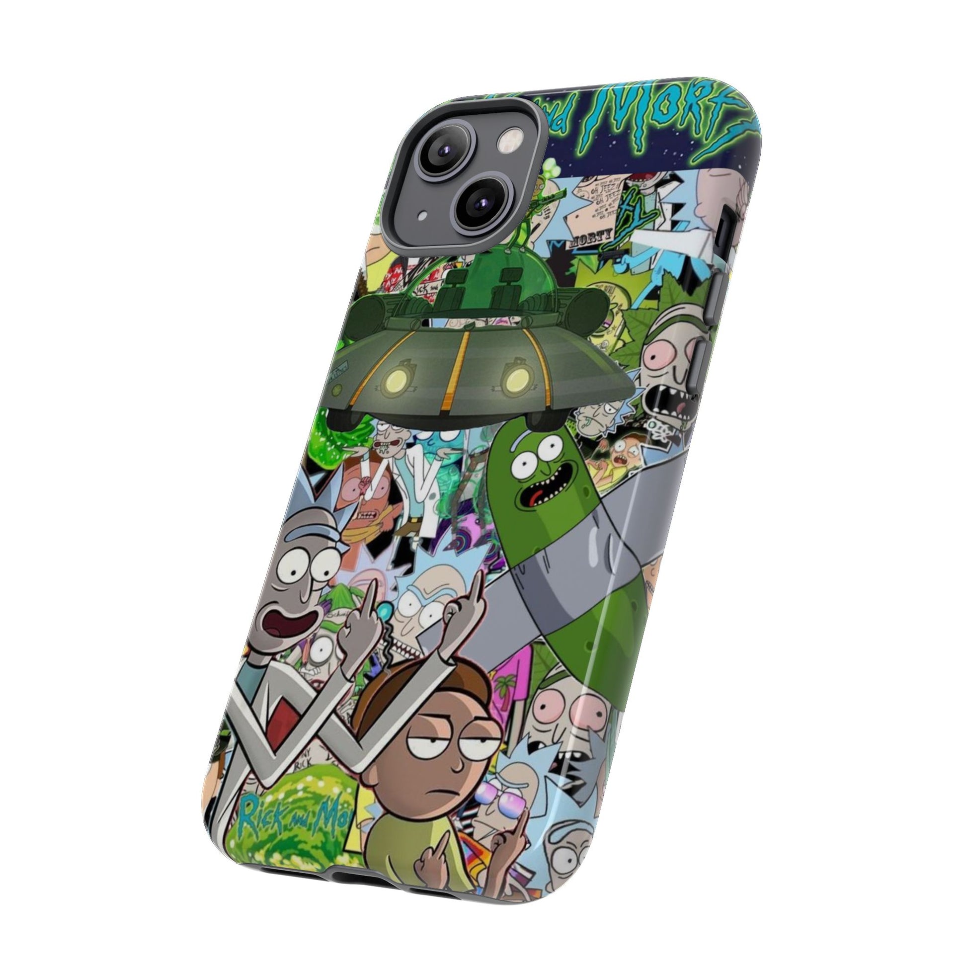 Rick and Morty Phone Case, Tough Cases for iPhones, Samsung, and Pixel