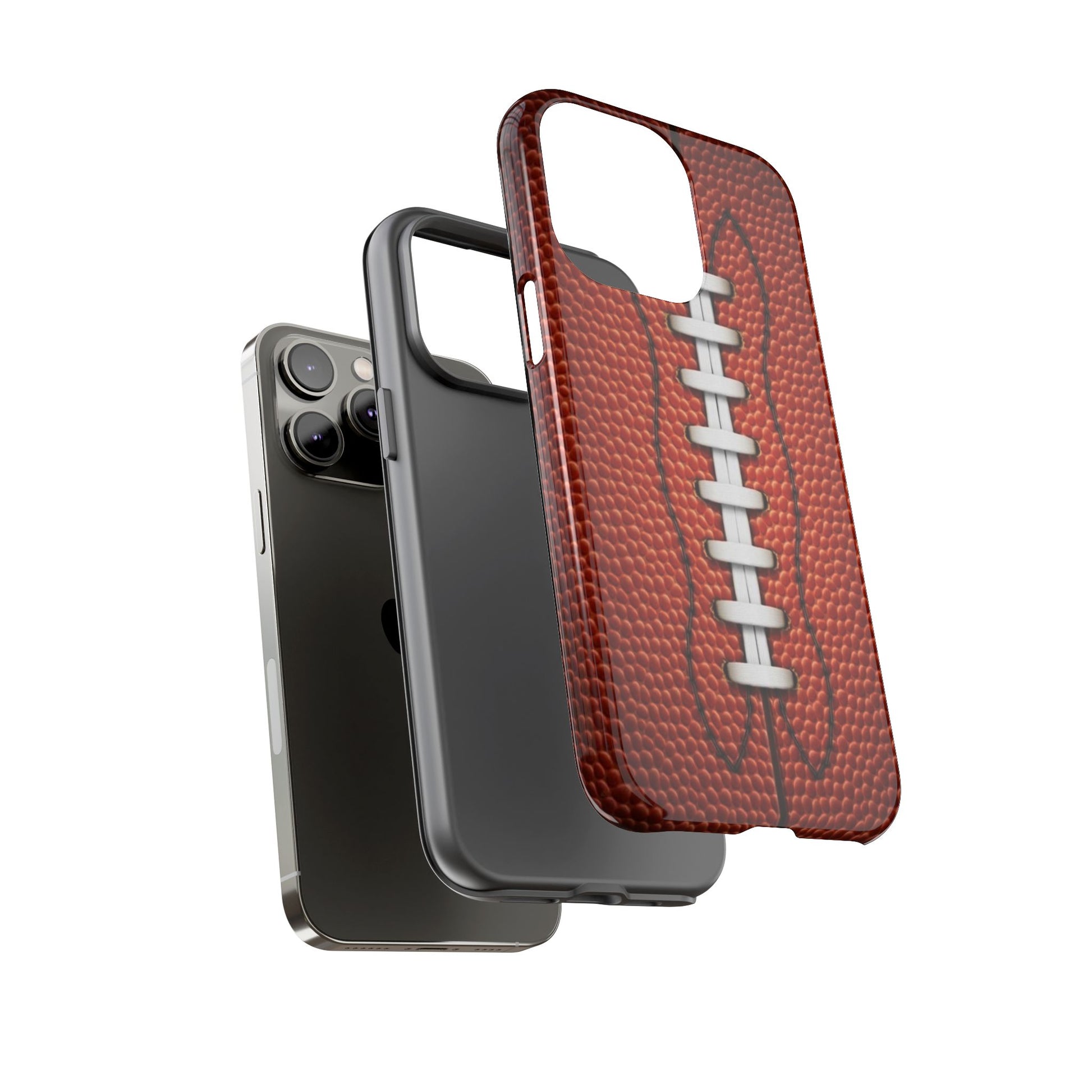 Football Pigskin Print Tough Cases for iPhones, Samsung, and Pixel