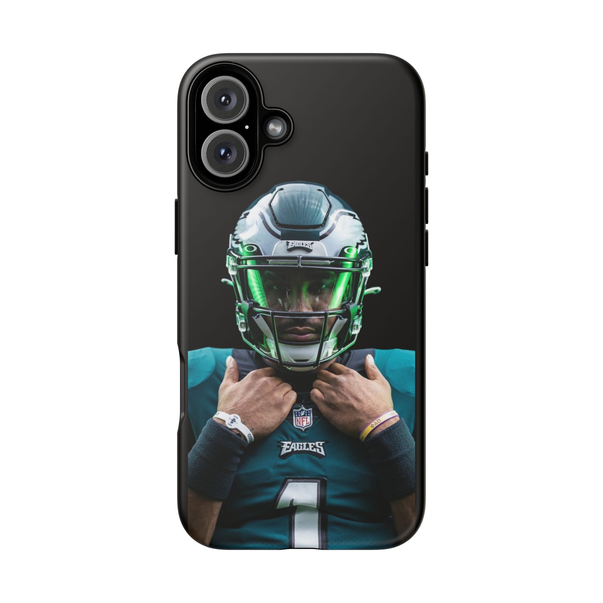 Eagles Football Jalen Hurts Tough Cases for iPhones, Samsung, and Pixel
