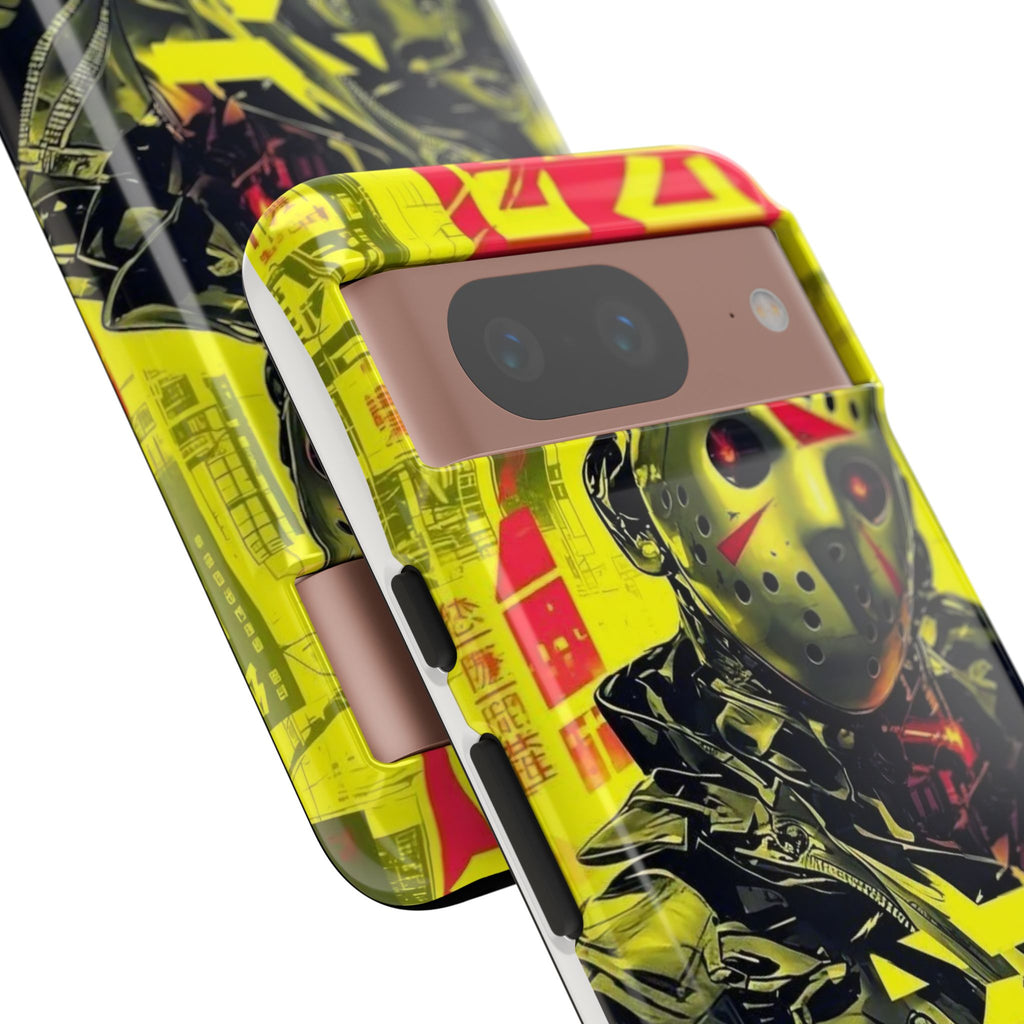 Cyberpunk X Jason Voorhees Tough Cases for iPhones, Samsung, and Pixel