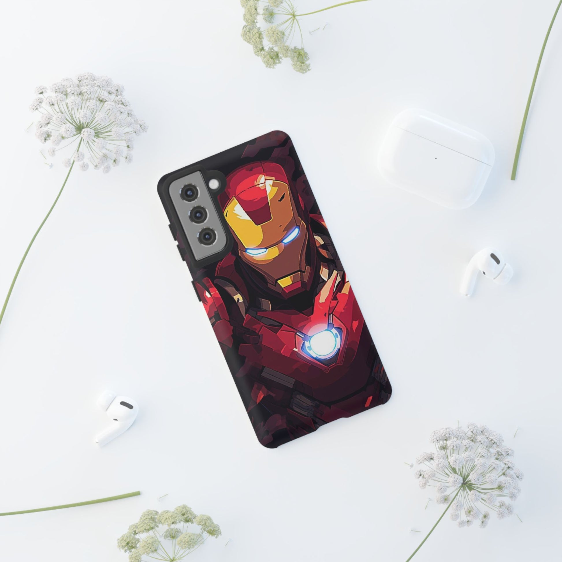 Invincible Iron Man Tough Cases for iPhones, Samsung, and Pixel