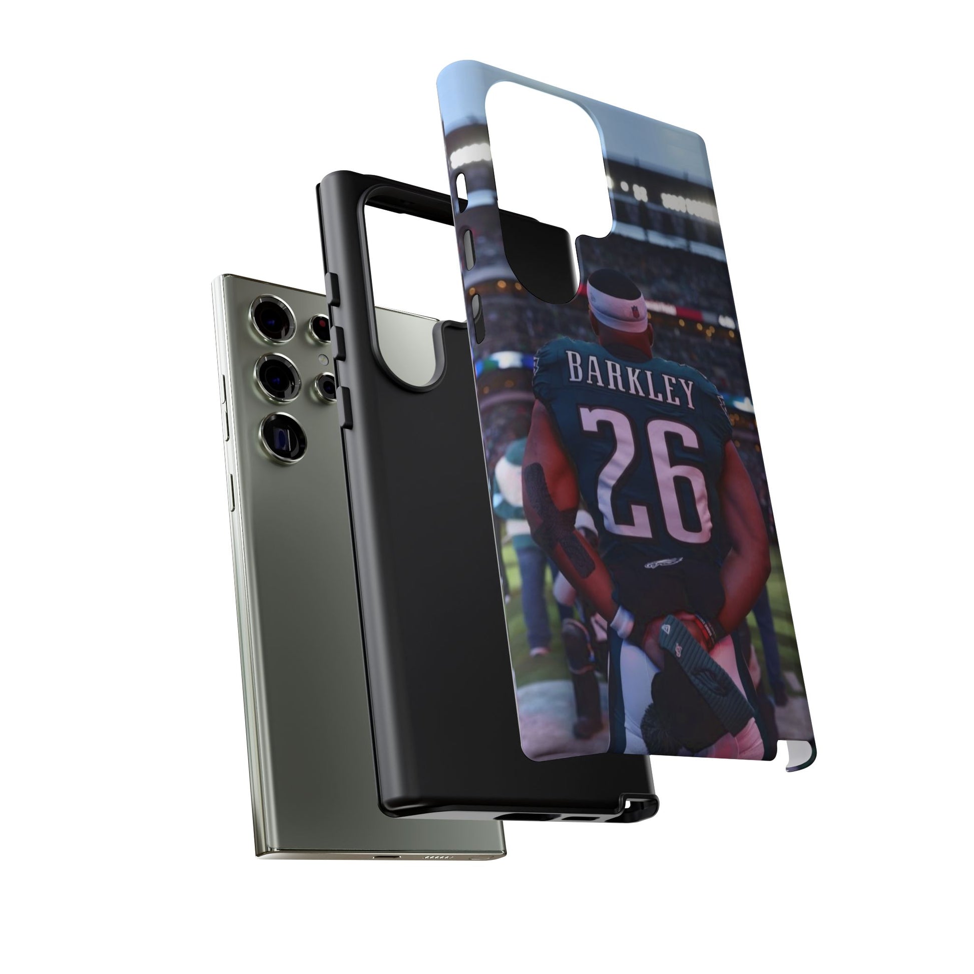 Eagles Football Saquon Barkley Tough Cases for iPhones, Samsung, and Pixel