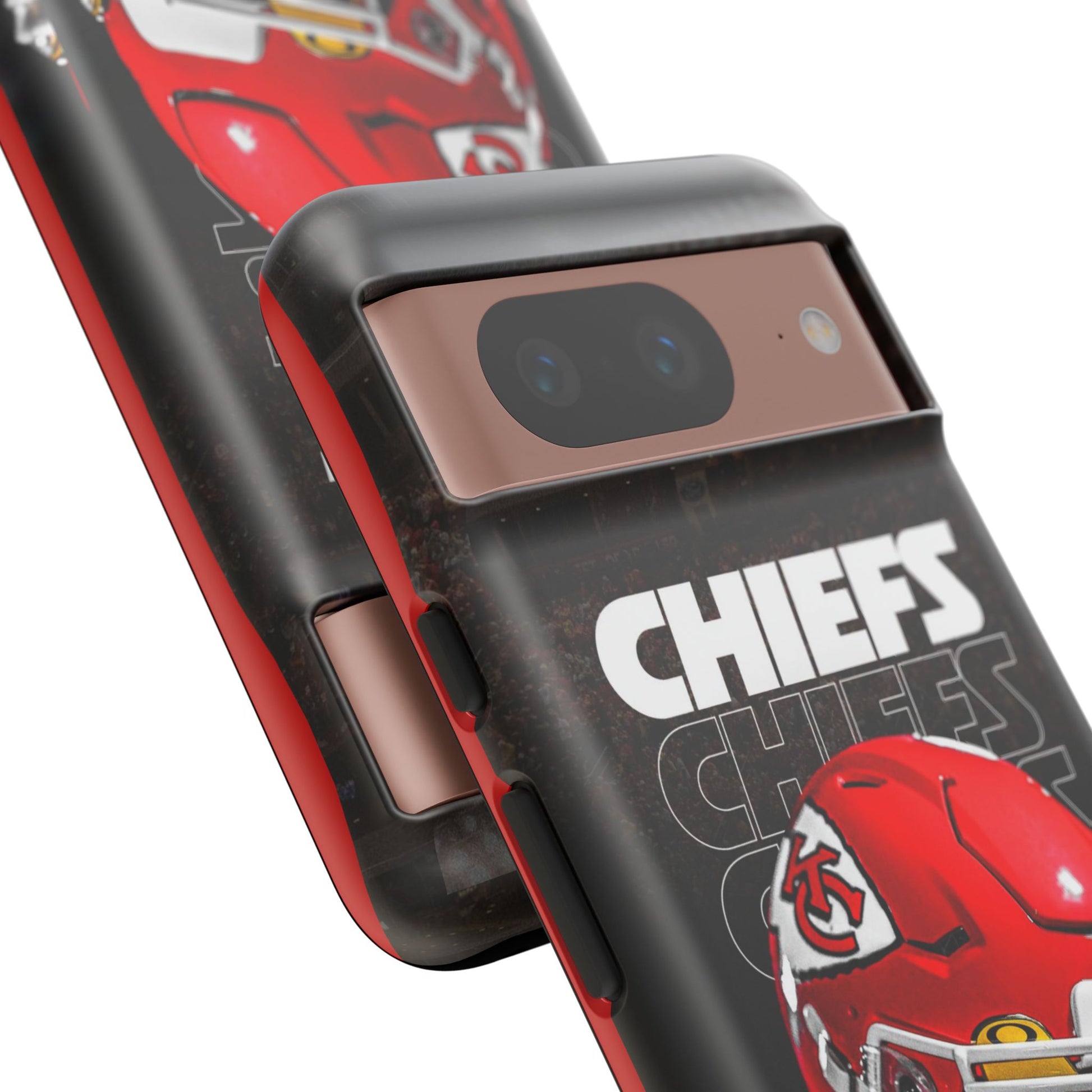 Kansas City Chiefs Football Helmet Logo Tough Cases for iPhones, Samsung, and Pixel