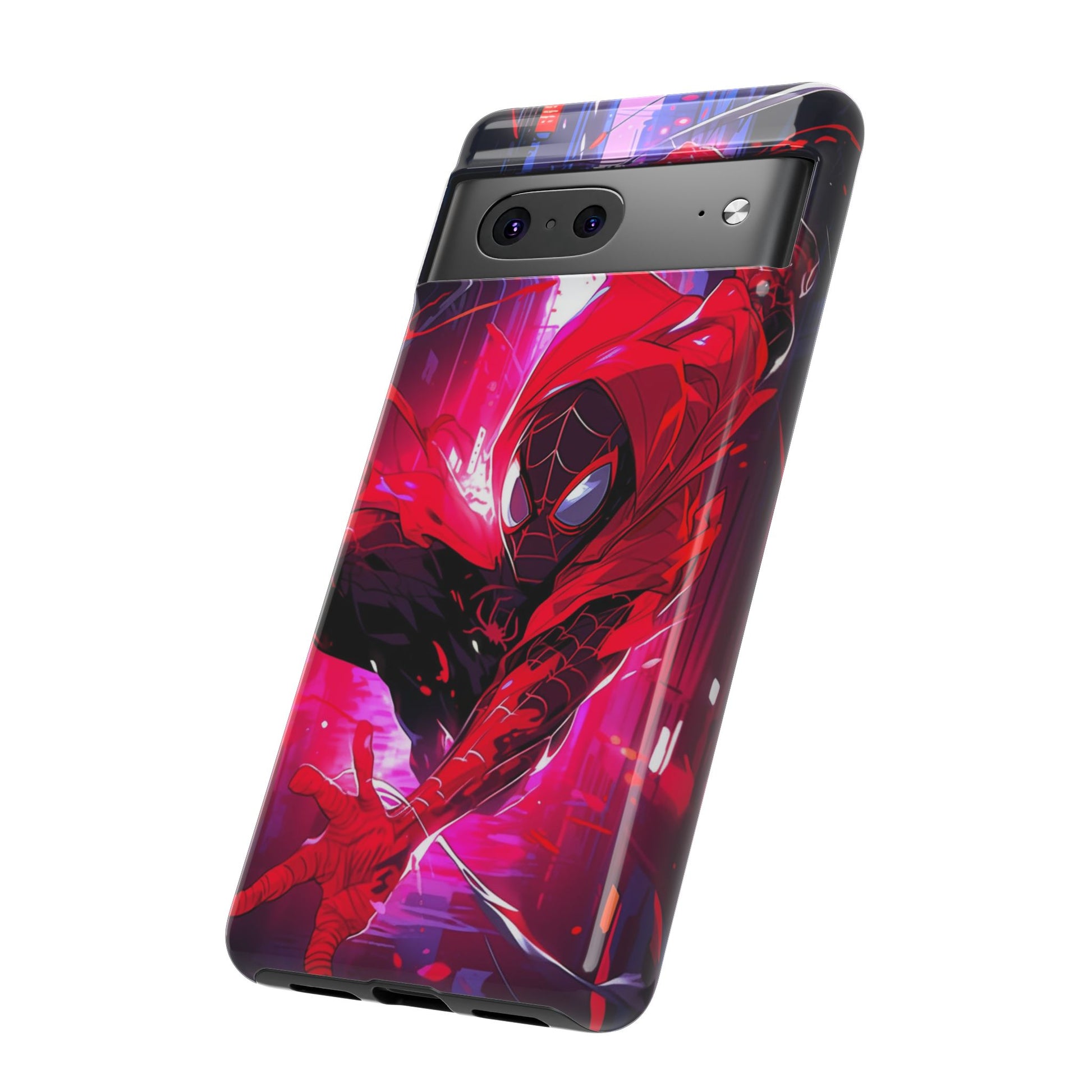 Miles Morales Spiderman Phone Case, Tough Cases for iPhones, Samsung, and Pixel