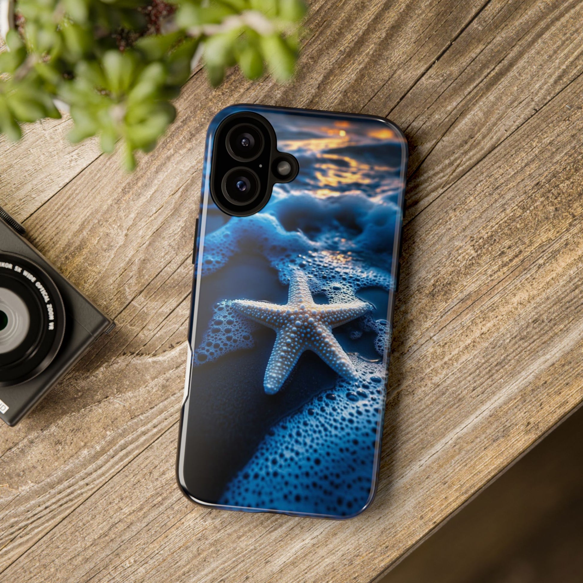 Starfish Beach Tough Cases for iPhones, Samsung, and Pixel
