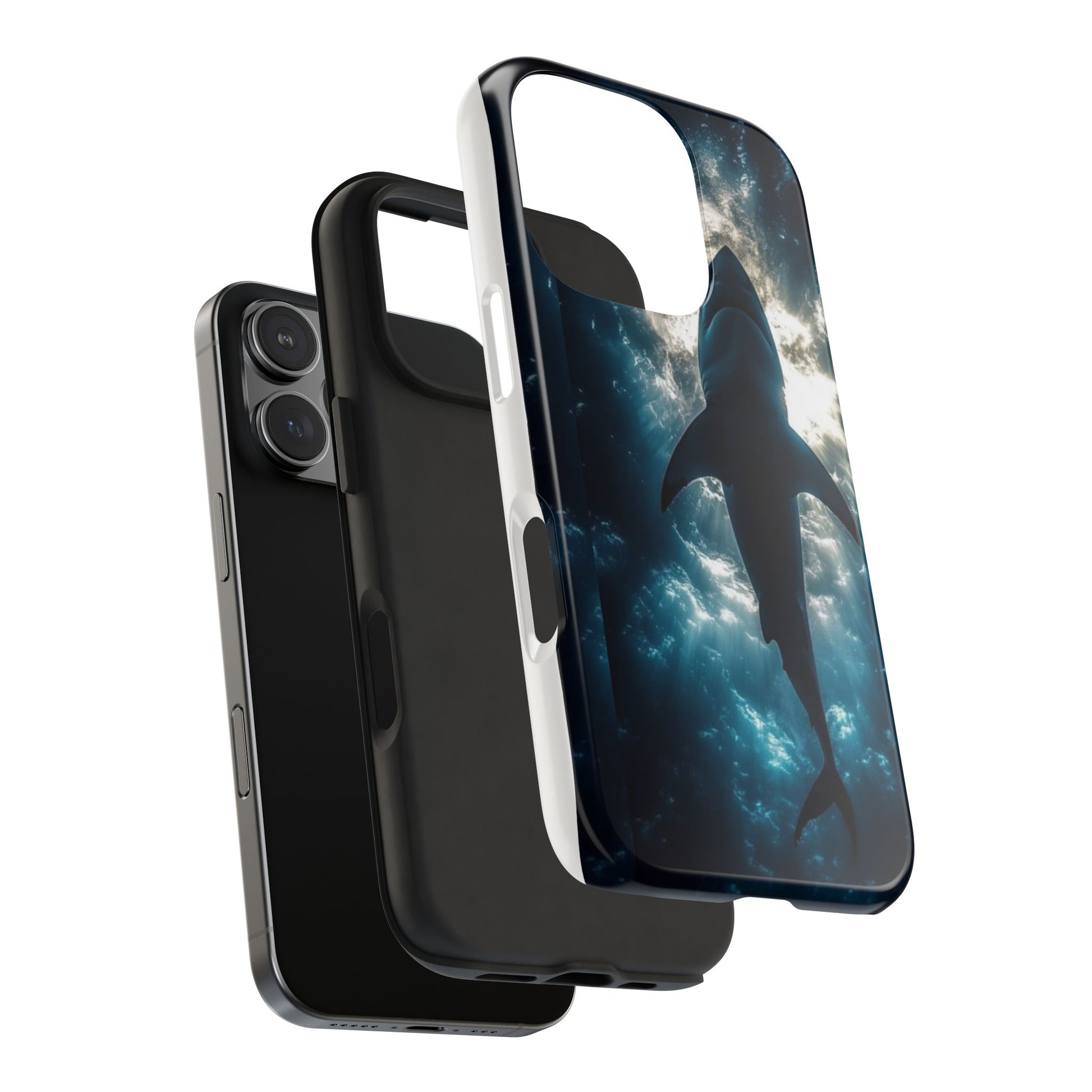 Great White Shark Themed Tough Phone Cases for Iphones & Samsung Phones