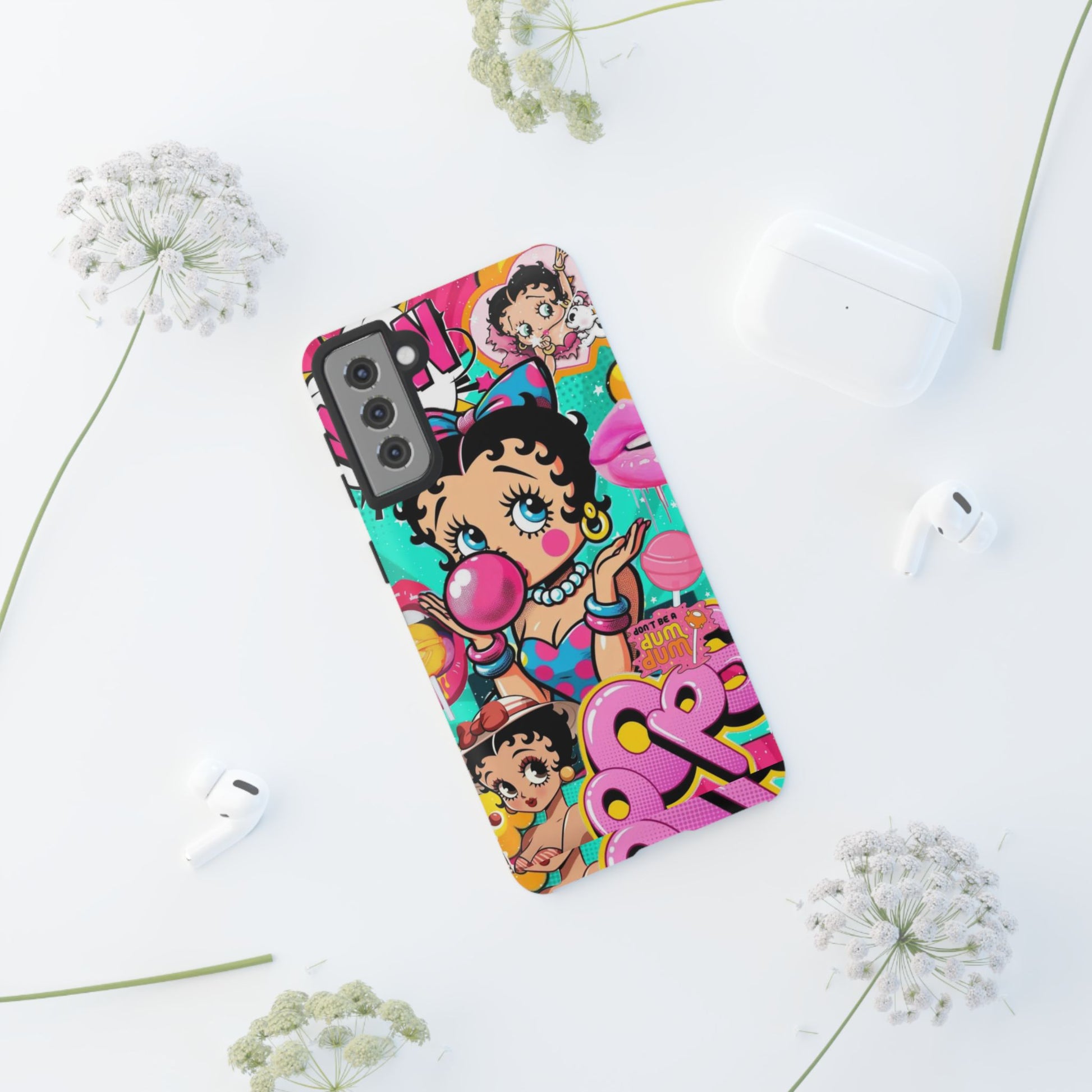 Betty Boop Comic Strip Phone Case for iPhone, Samsung Galaxy, & Pixel Phones