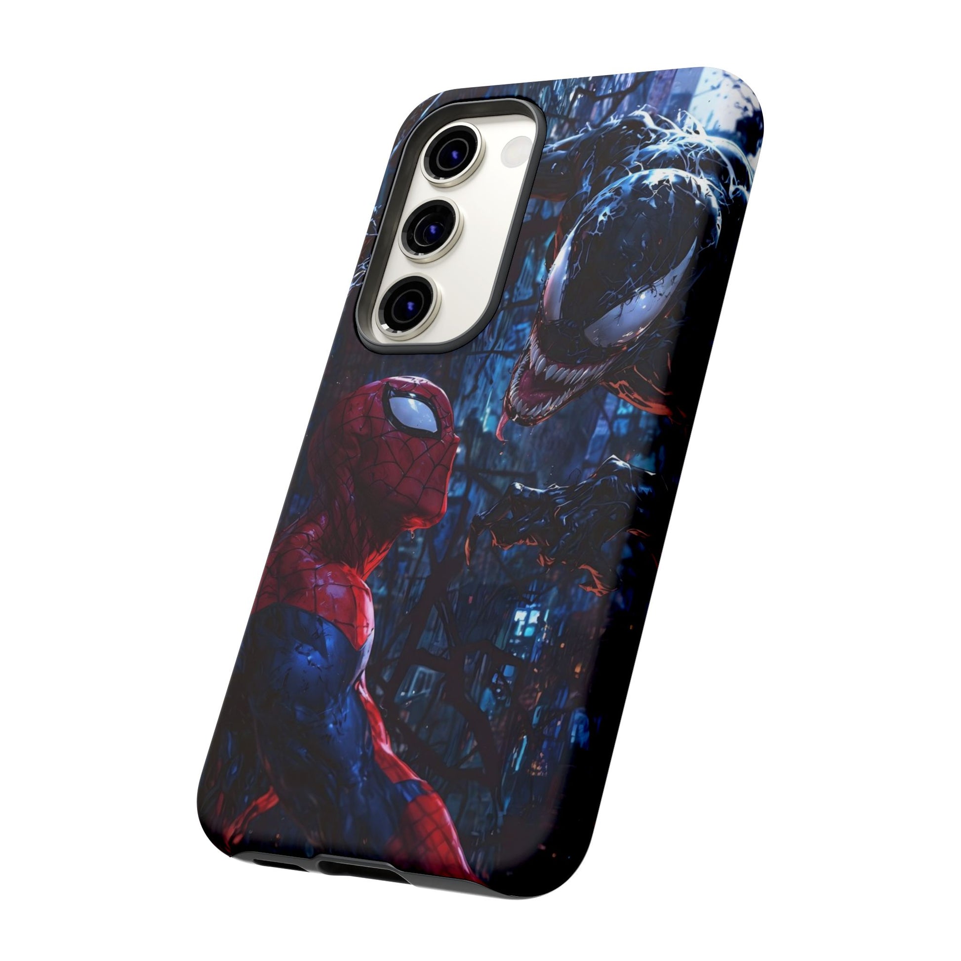 Venom x Spiderman Phone Case, Tough Cases for iPhones, Samsung, and Pixel