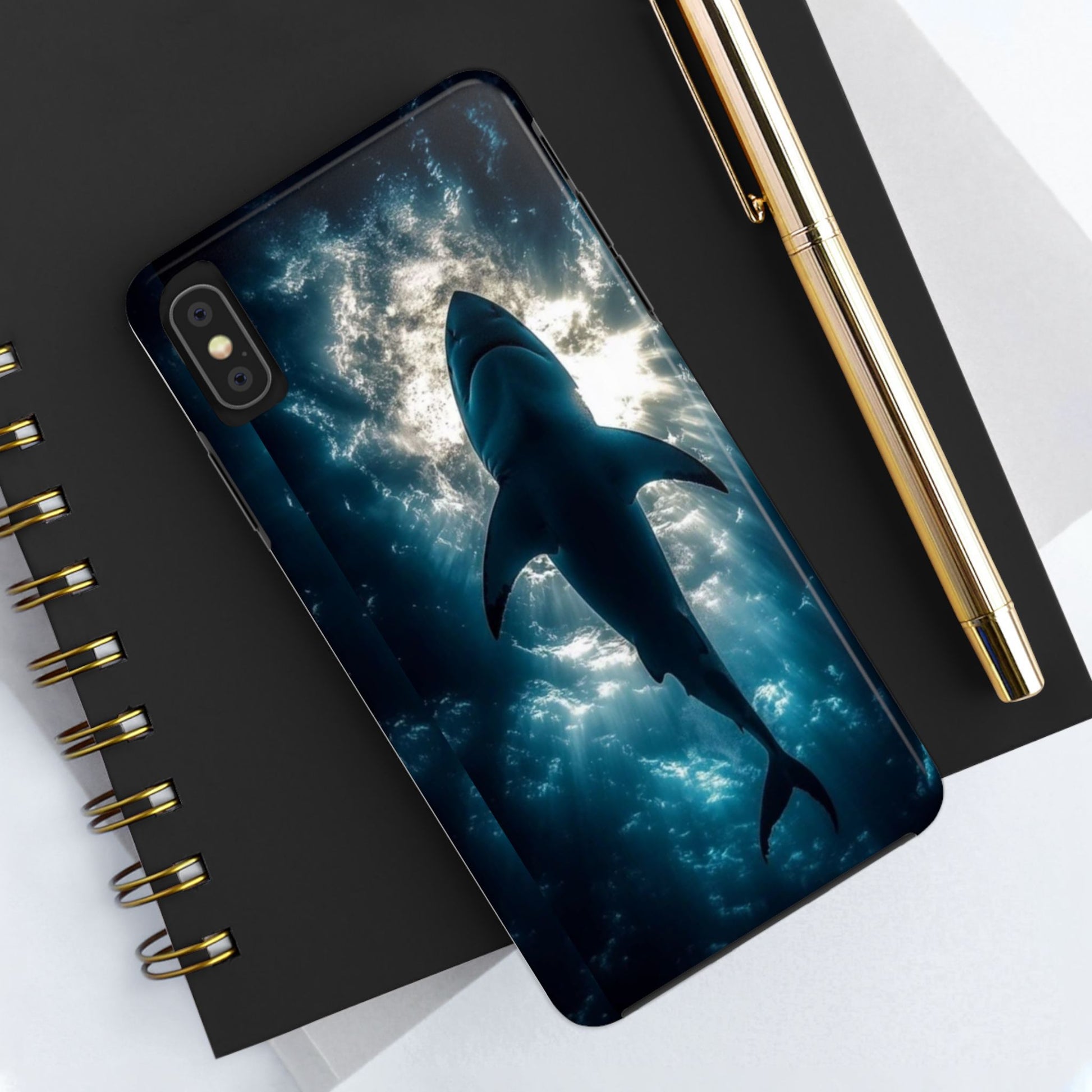 Great White Shark Themed Tough Phone Cases for Iphones & Samsung Phones