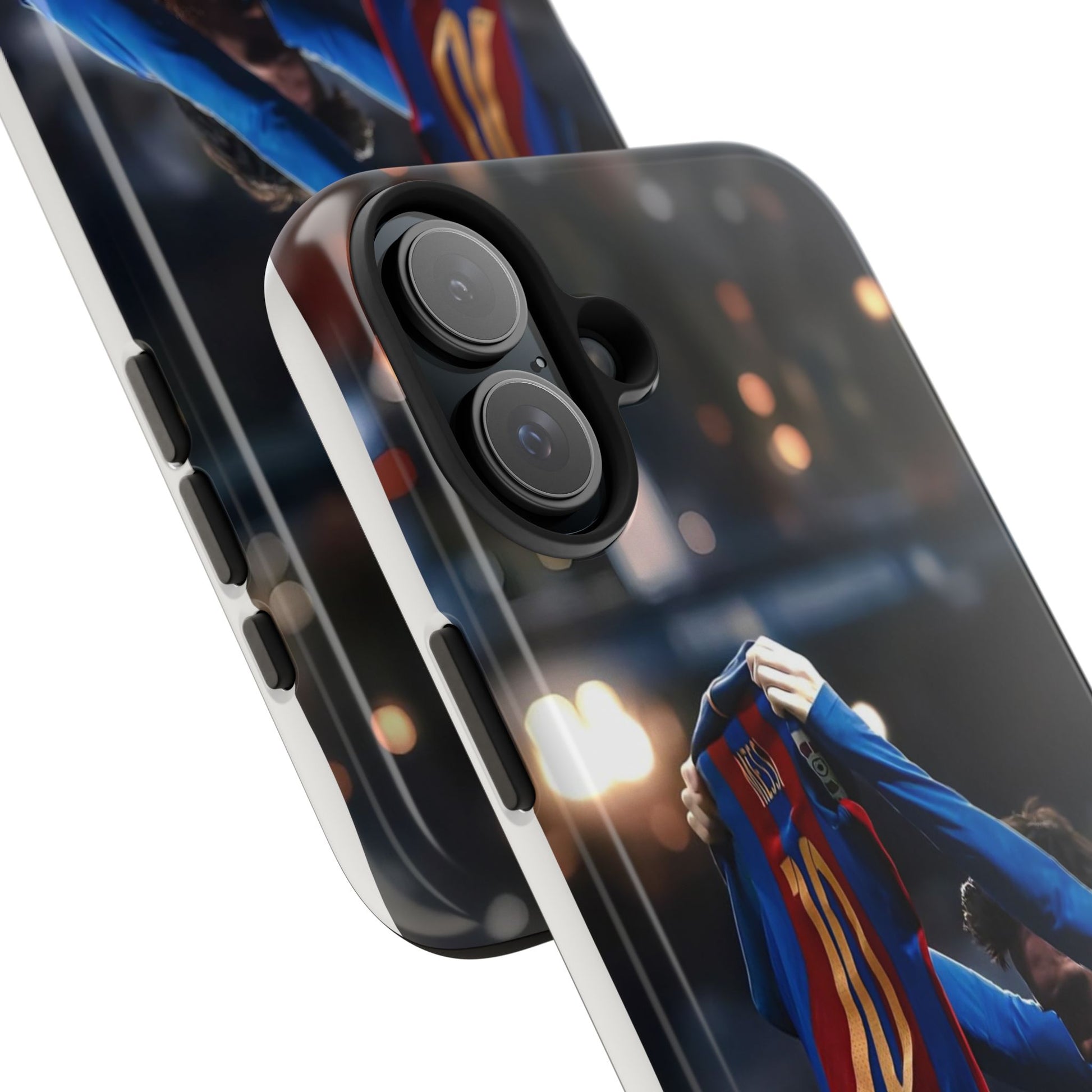 Soccer Champ Messi Tough Phone Cases for Iphones & Samsung Phones Durable