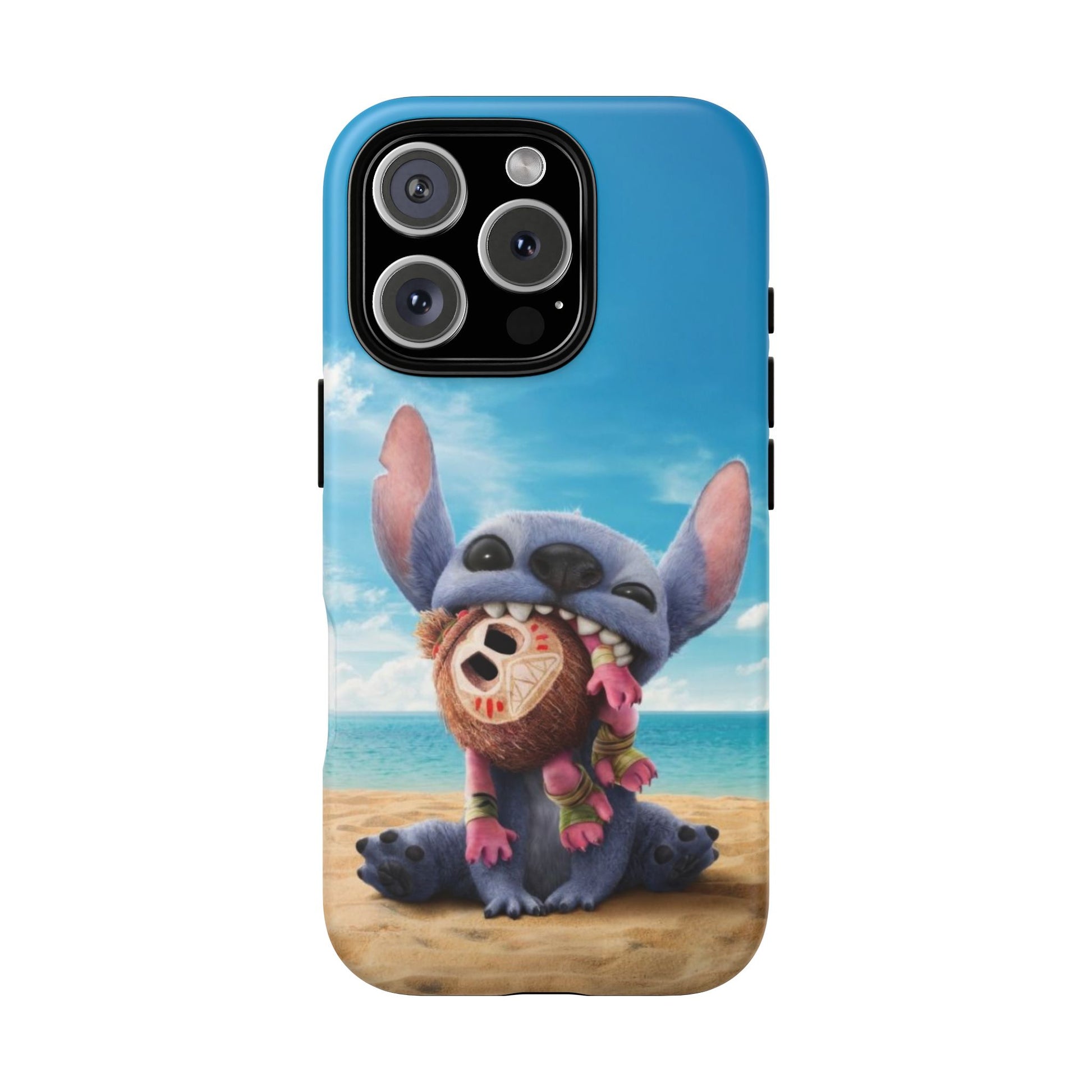 Stitch Beach Sunset Landscape Phone Case for iPhone, Samsung Galaxy, & Pixel Phones