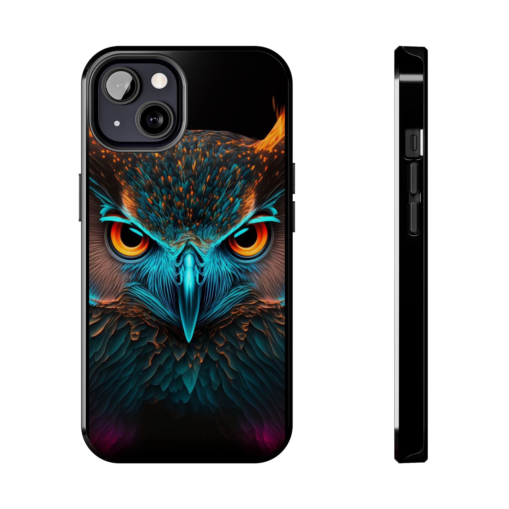 Neon Owl Theme Phone Cases for iPhones & Samsung Phones
