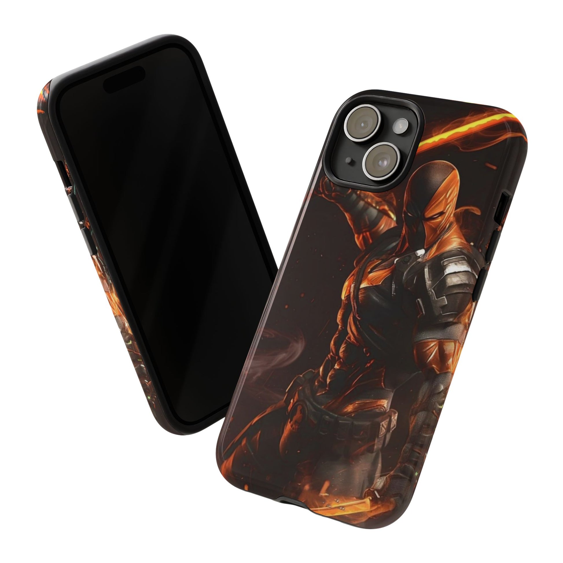 DC Comics Death Stroke Tough Cases for iPhones, Samsung, and Pixel