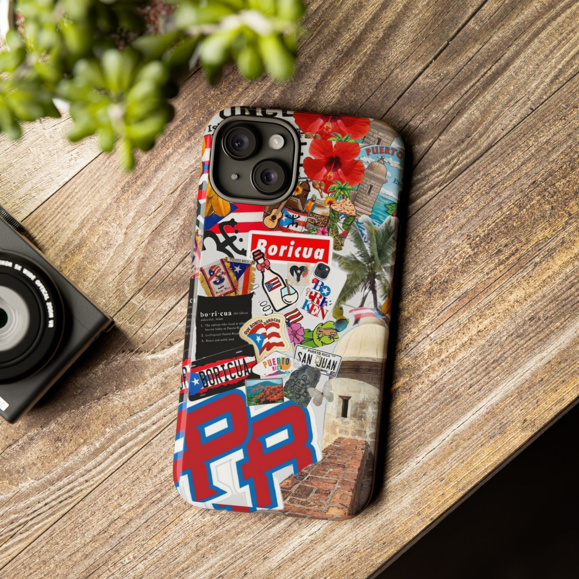 Puerto Rico Boricua Art Tough Cases for iPhones, Samsung, and Pixel