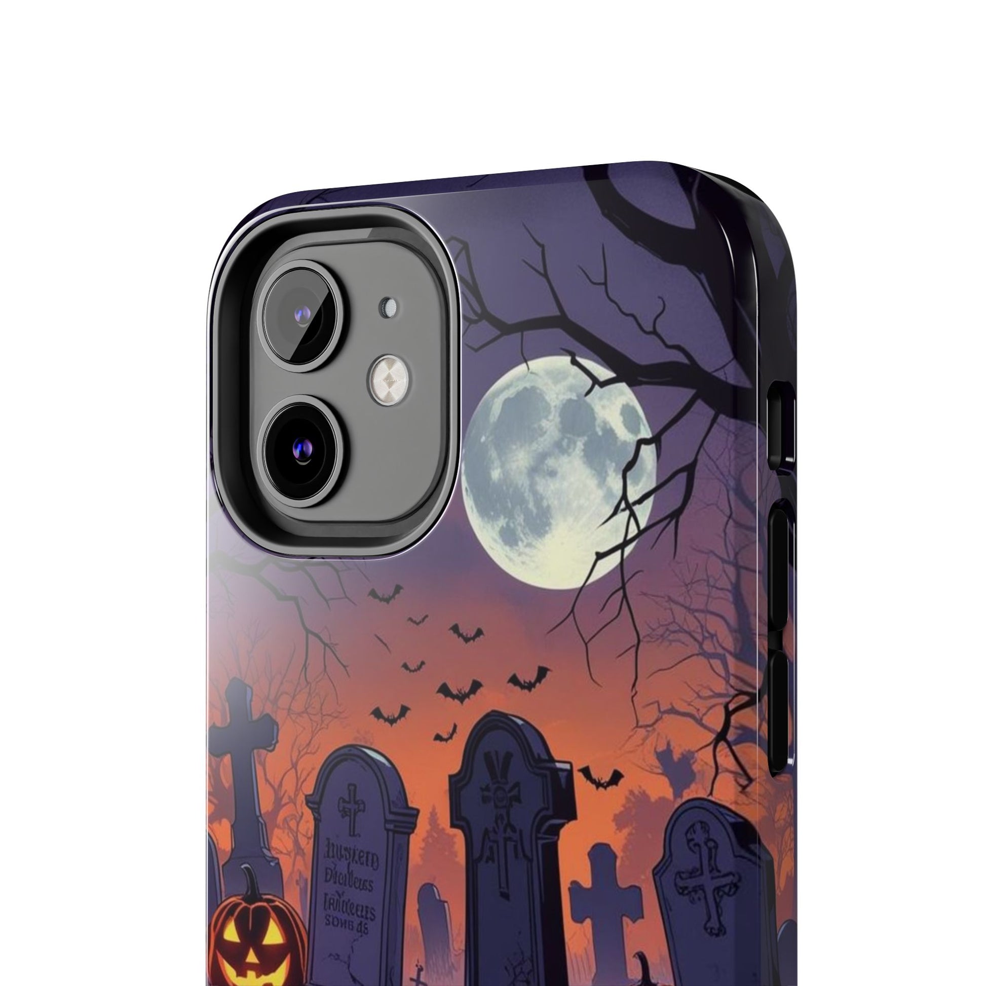 Graveyard Halloween Theme Phone Cases for iPhones & Samsung Phones