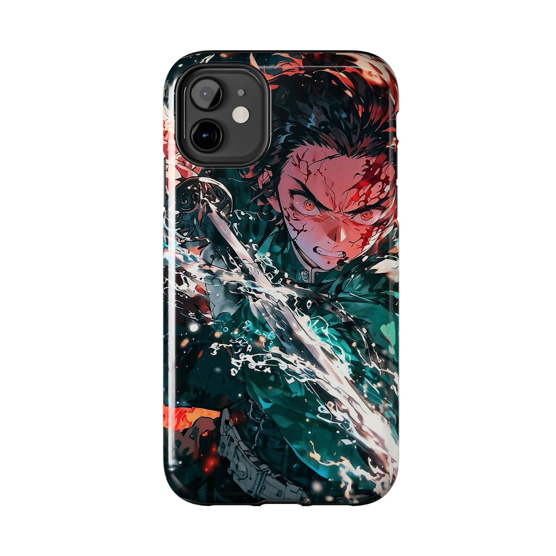 Demon Slayer Tanjiro Art Phone Case for iPhone & Samsung Galaxy Phones