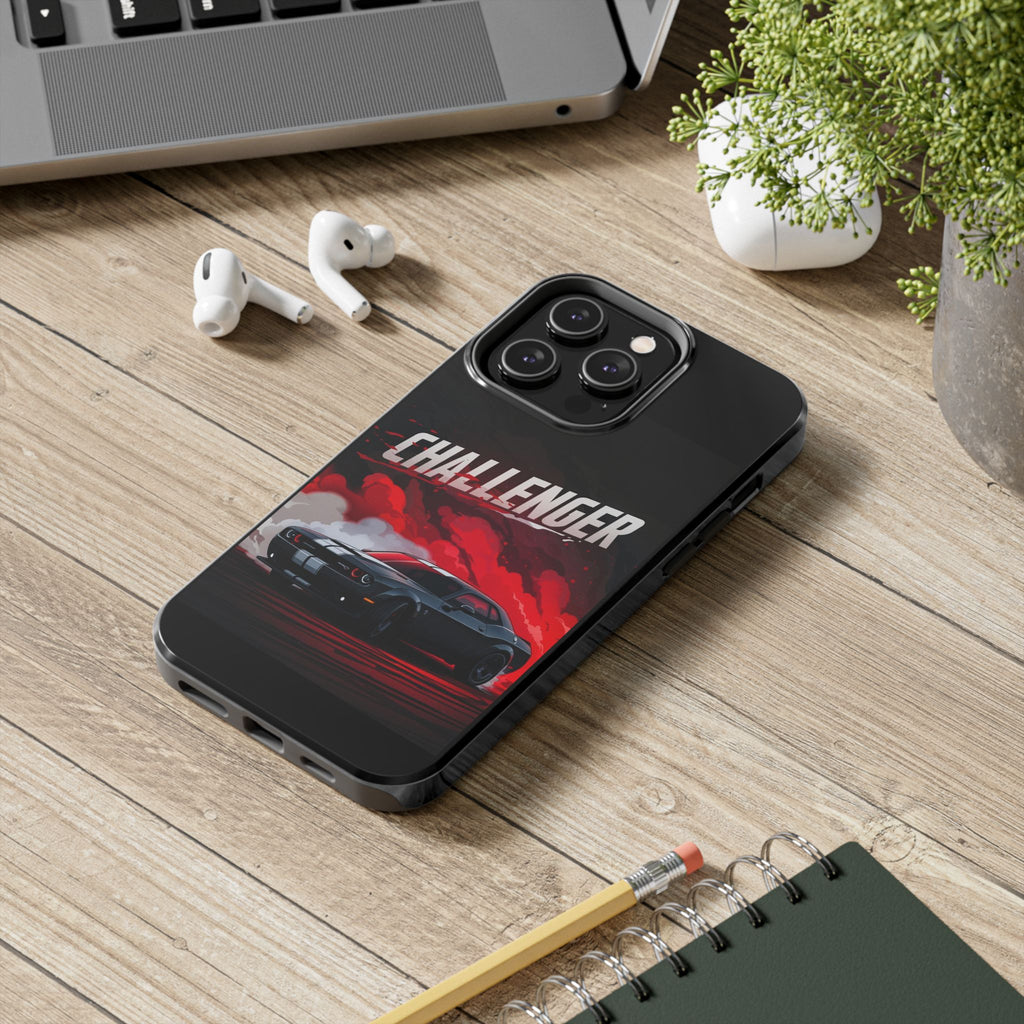 Dodge Challenger Muscle Car Hellcat Tough Phone Cases for Iphones & Samsung Phones Durable