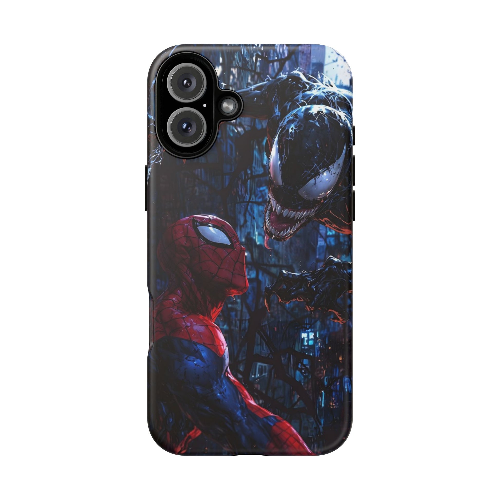 Venom x Spiderman Phone Case, Tough Cases for iPhones, Samsung, and Pixel