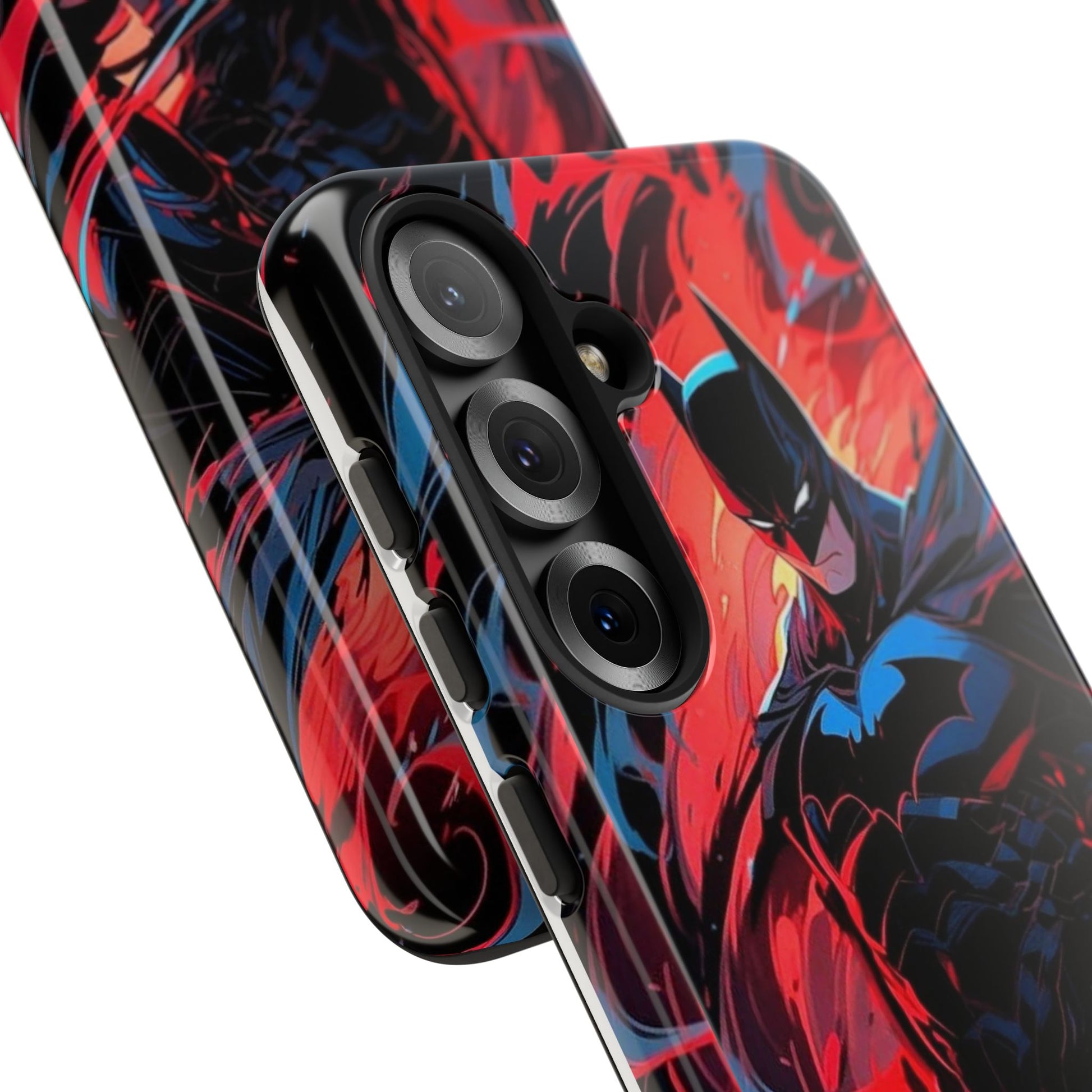 The Dark Knight Batman Art Tough Cases for iPhones, Samsung, and Pixel