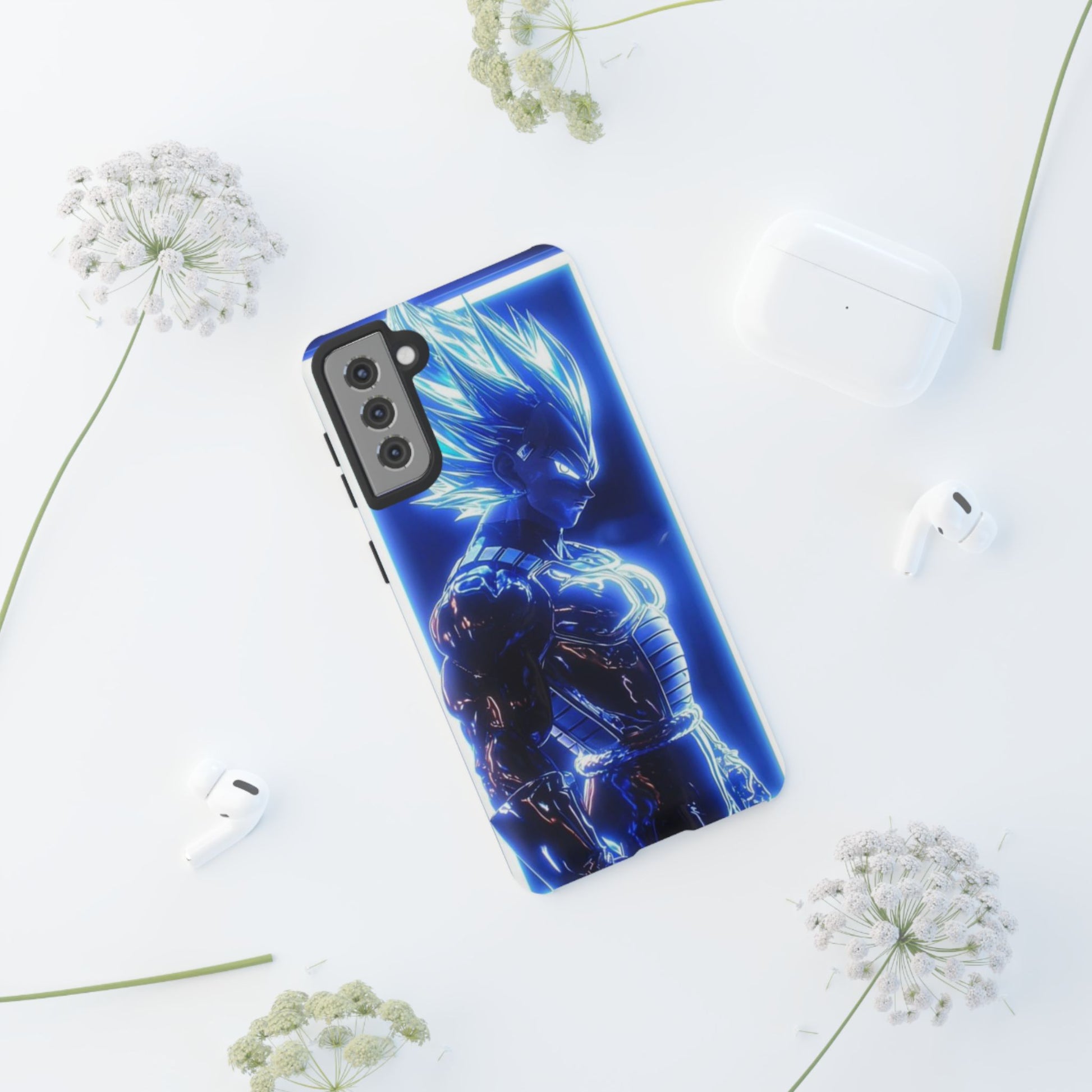Anime Dragon Ball Z Super Saiyan Tough Cases for iPhones, Samsung, and Pixel