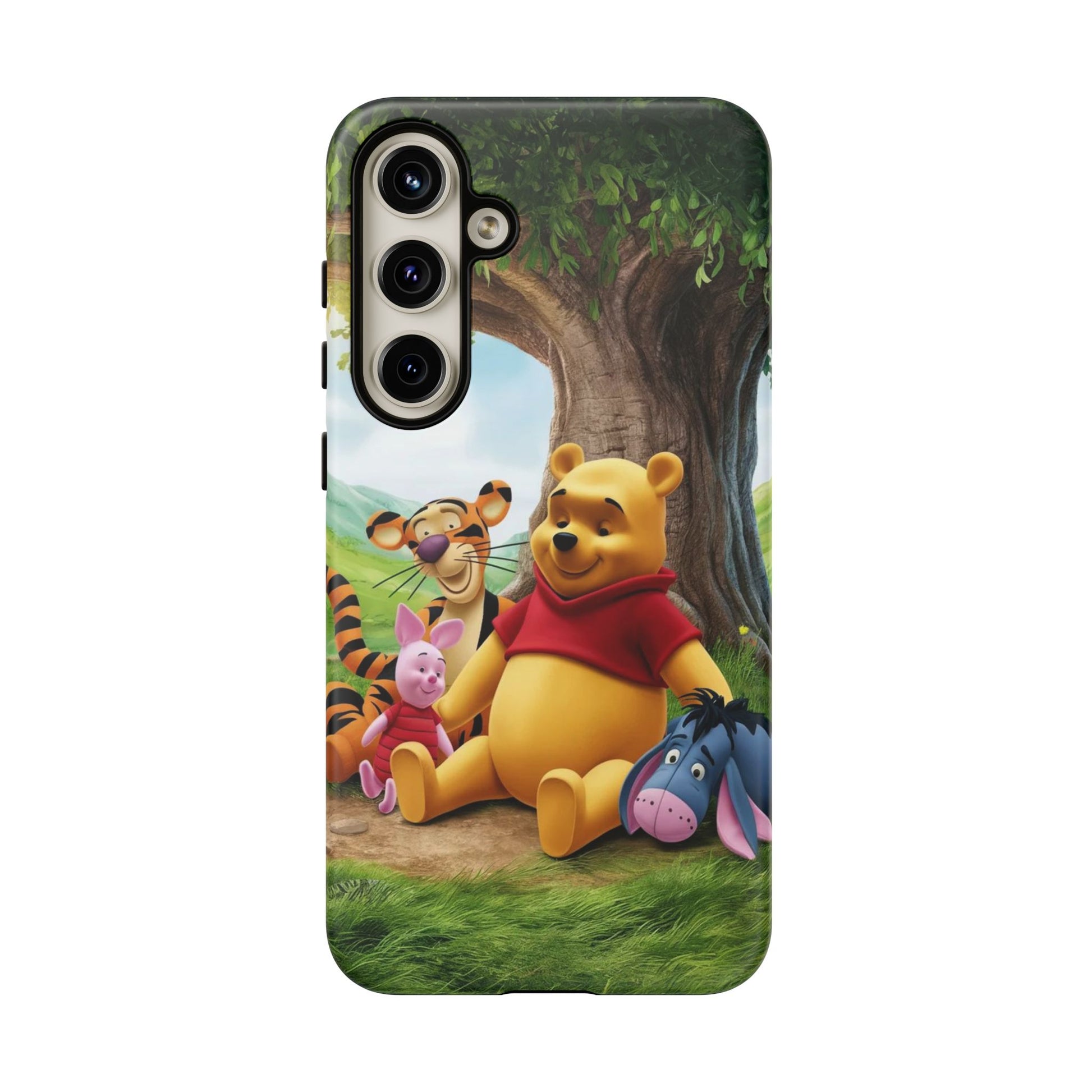 Cute Pooh Bear Phone Case, Tough Cases, Disney Phone for iPhones, Samsung, and Pixel