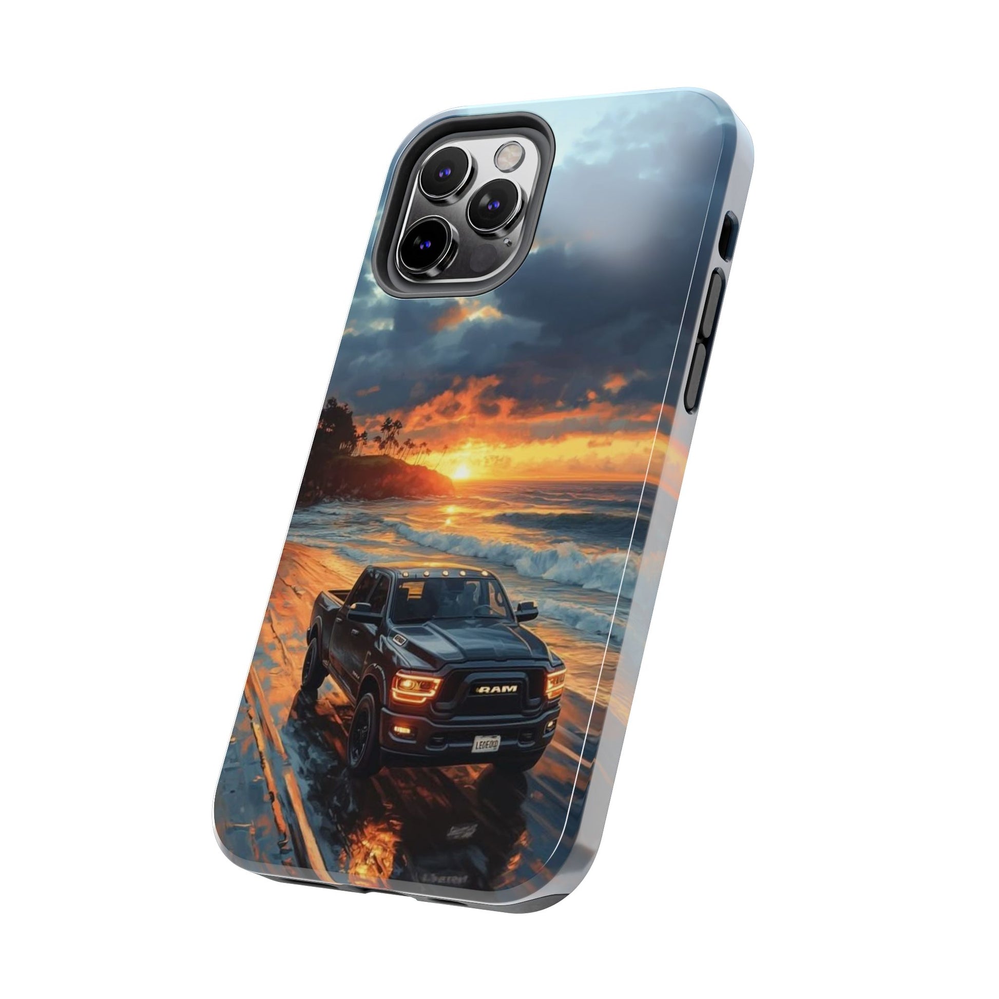 Dodge Ram Beach Phone Cases for Iphones & Samsung Phones Durable