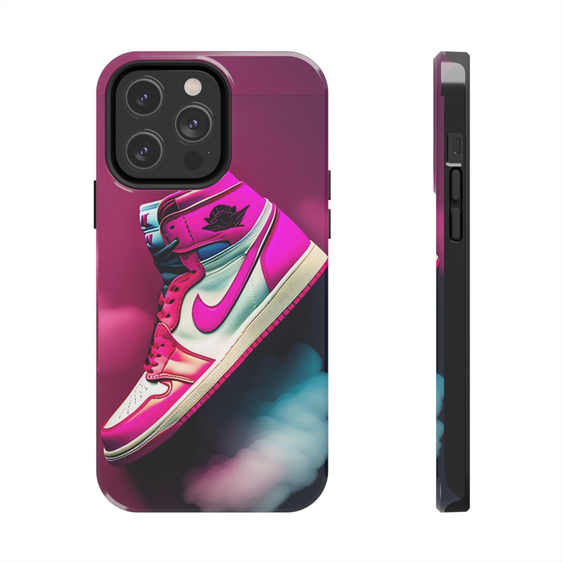 Pink Jordan Sneakers Phone Cases for iPhones & Samsung Phones
