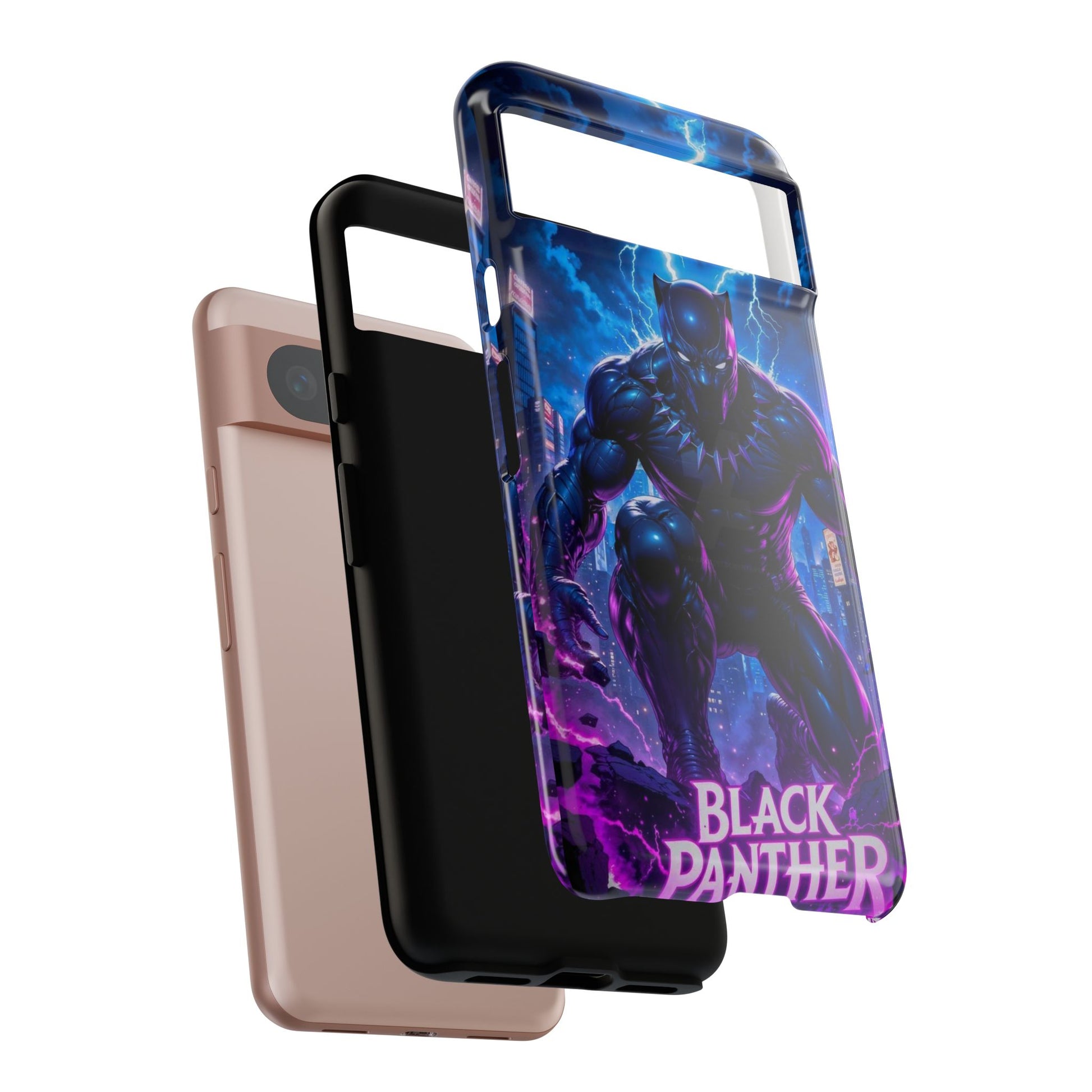 Black Panther Phone Case, Tough Cases for iPhones, Samsung, and Pixel