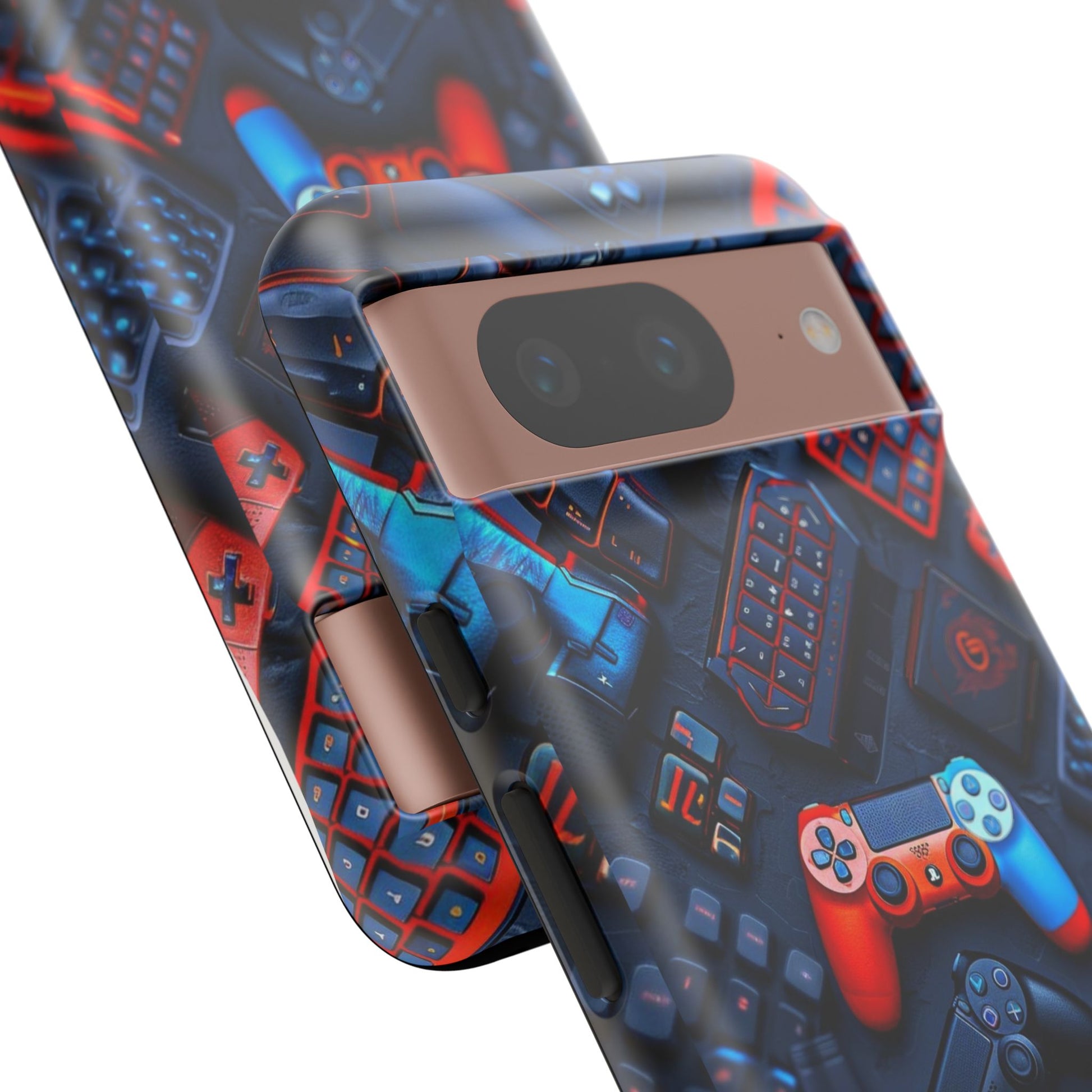 Gamer Themed Controllers Tough Cases for iPhones, Samsung, and Pixel