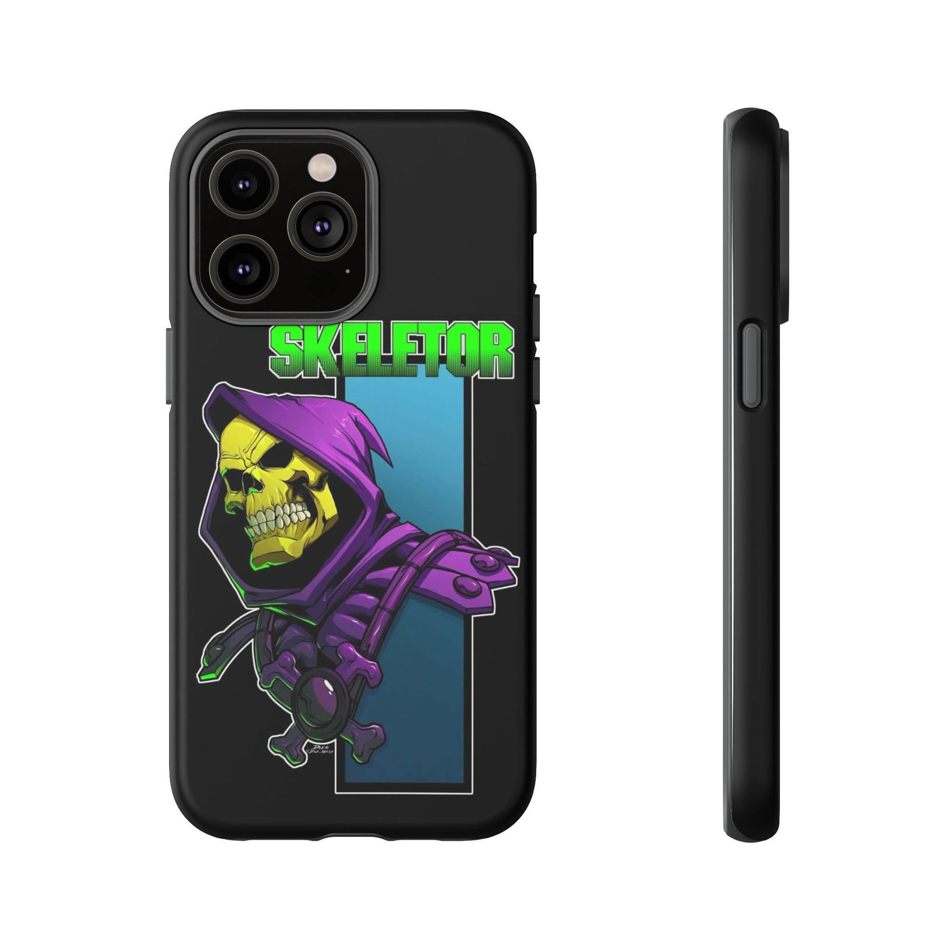Skeletor Tough Cases for iPhones, Samsung, and Pixel