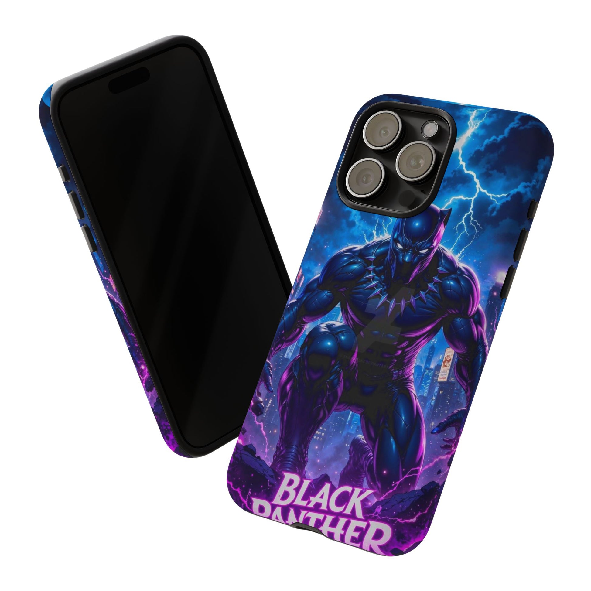 Black Panther Phone Case, Tough Cases for iPhones, Samsung, and Pixel