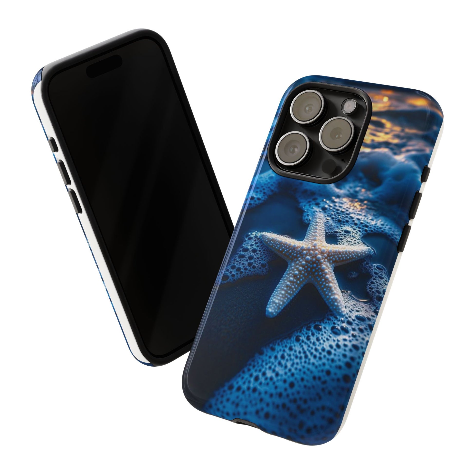 Starfish Beach Tough Cases for iPhones, Samsung, and Pixel