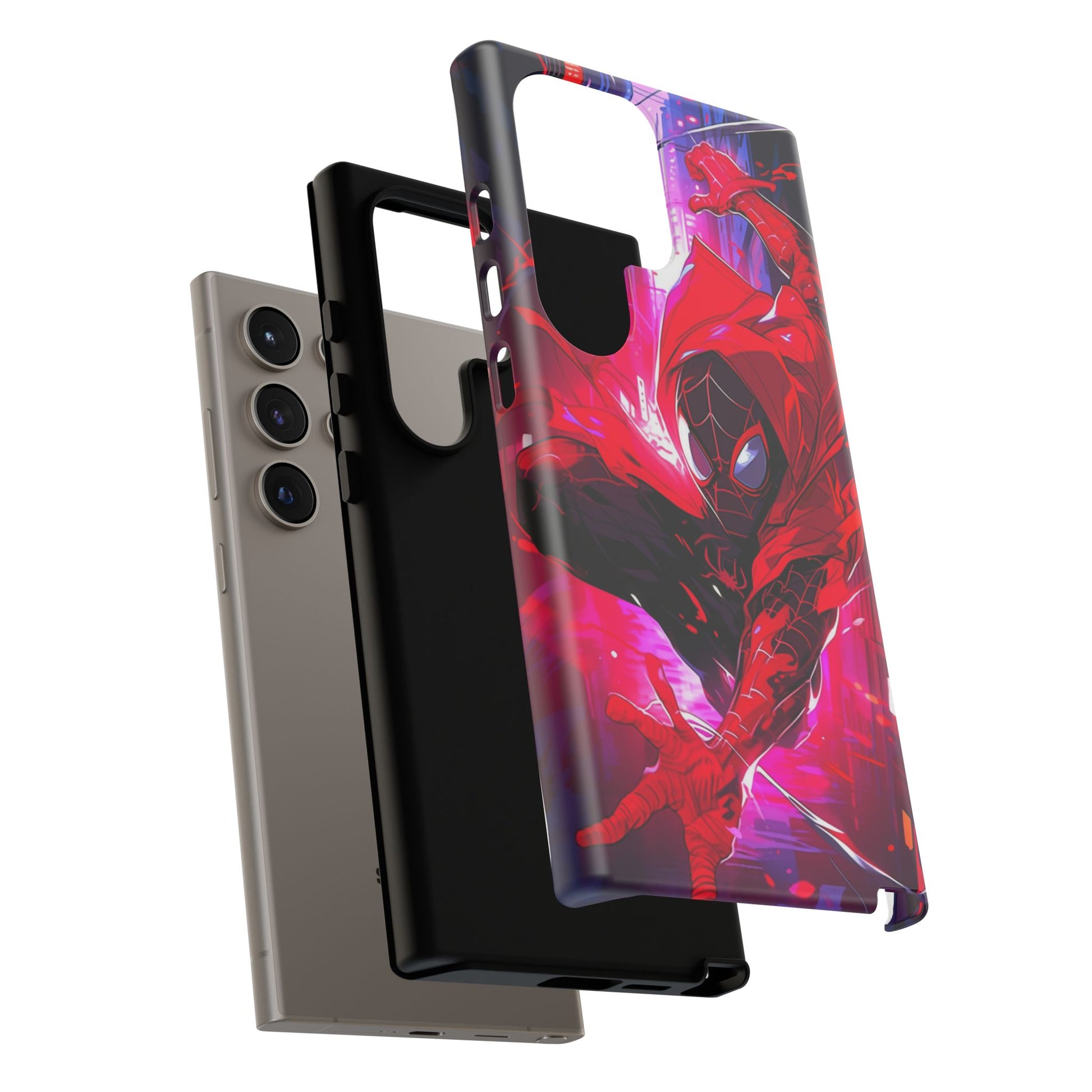 Miles Morales Spiderman Phone Case, Tough Cases for iPhones, Samsung, and Pixel