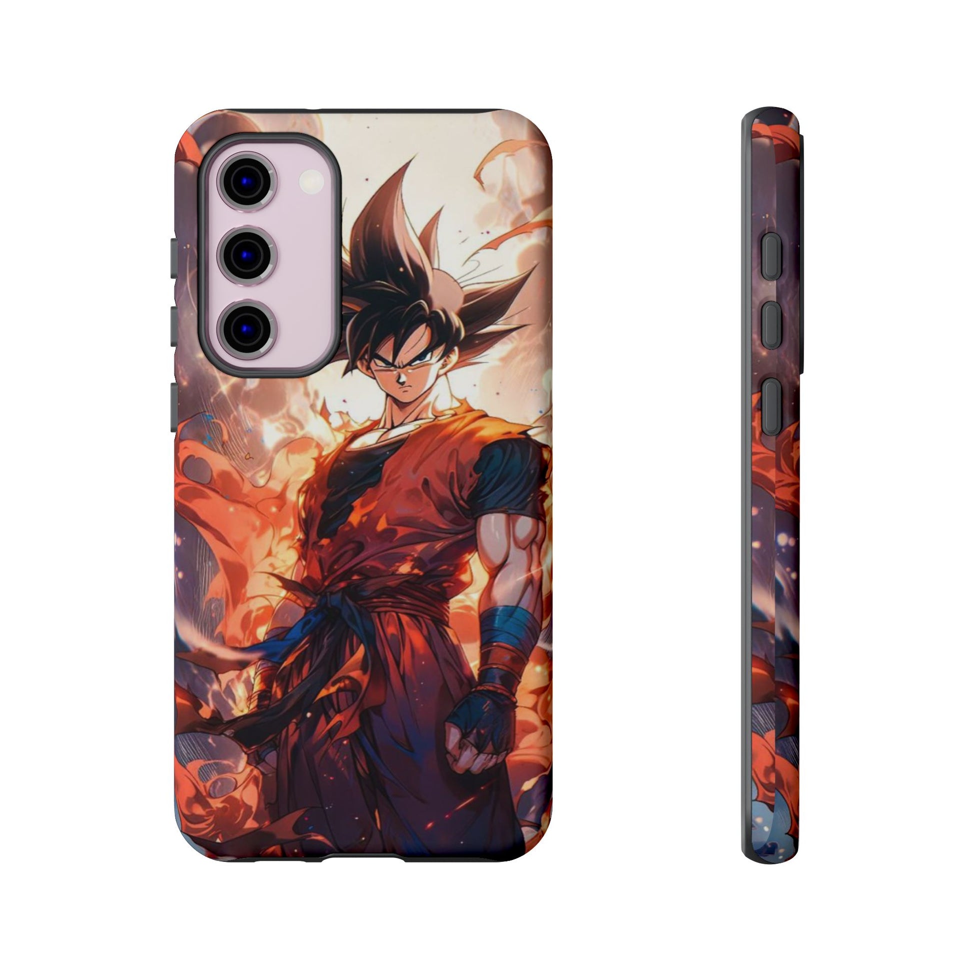 Anime Manga Dragon Ball Z Goku Tough Cases for iPhones, Samsung, and Pixel