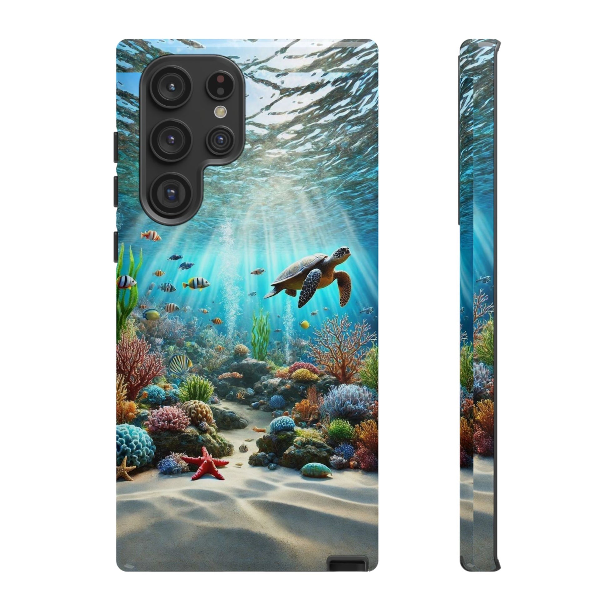 Under Sea Landscape Tough Cases for iPhones, Samsung, and Pixel