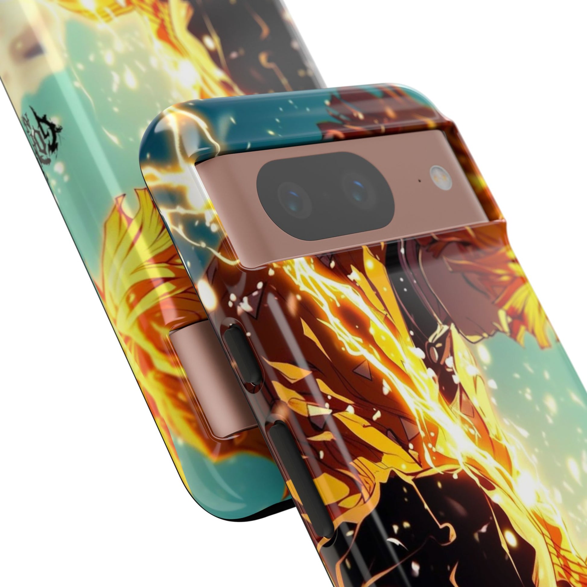 Demon Slayer Zenitsu Anime Theme Phone Case, Tough Cases for iPhones, Samsung, and Pixel