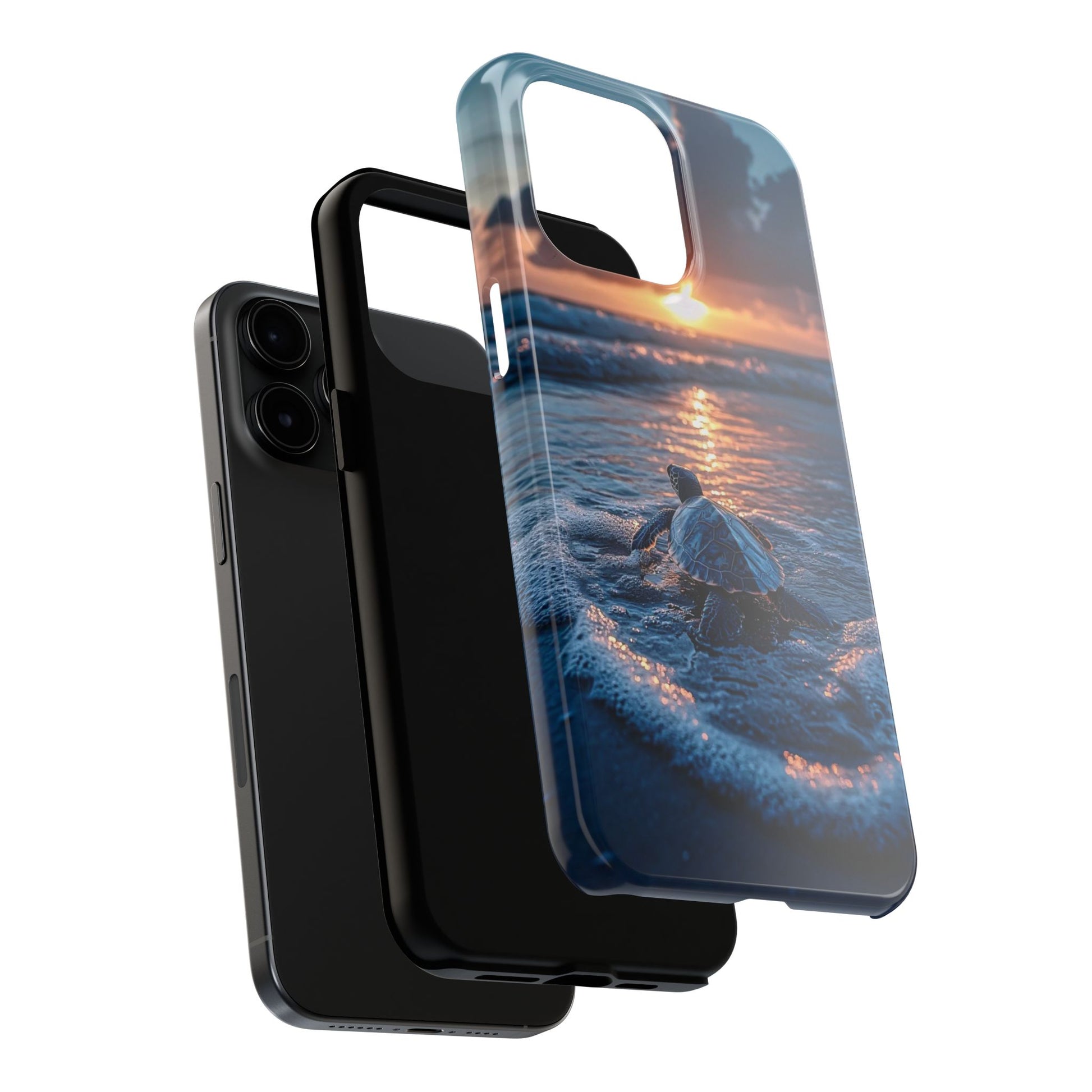 Beautiful Sea Turtle Themed Tough Phone Cases for Iphones & Samsung Phones