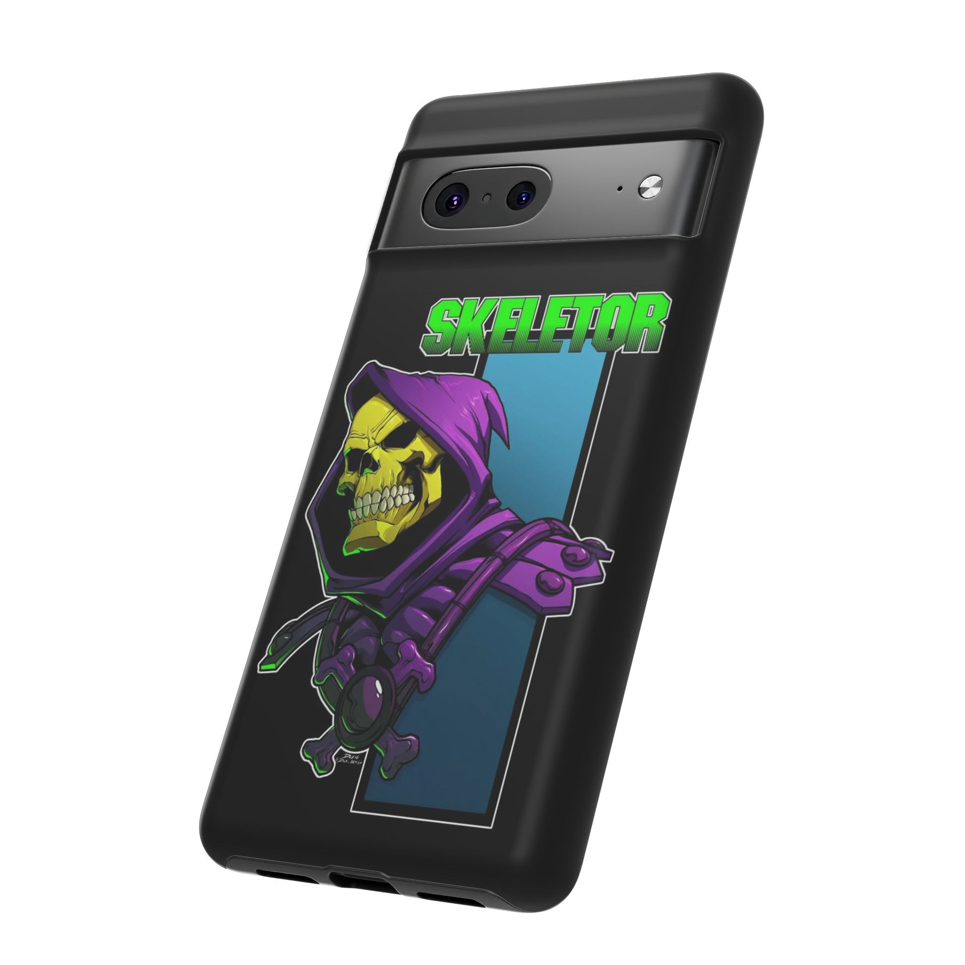 Skeletor Tough Cases for iPhones, Samsung, and Pixel