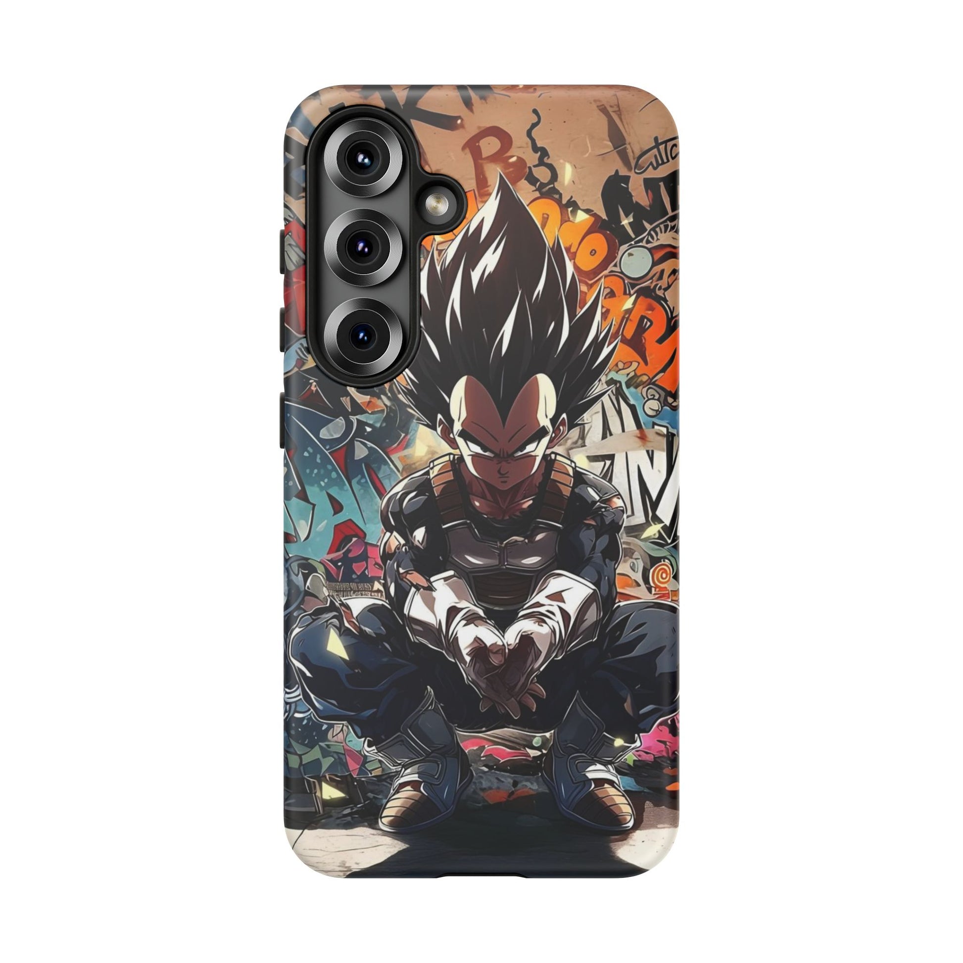 Anime Vegeta Dragon ball Z Tough Cases for iPhones, Samsung, and Pixel
