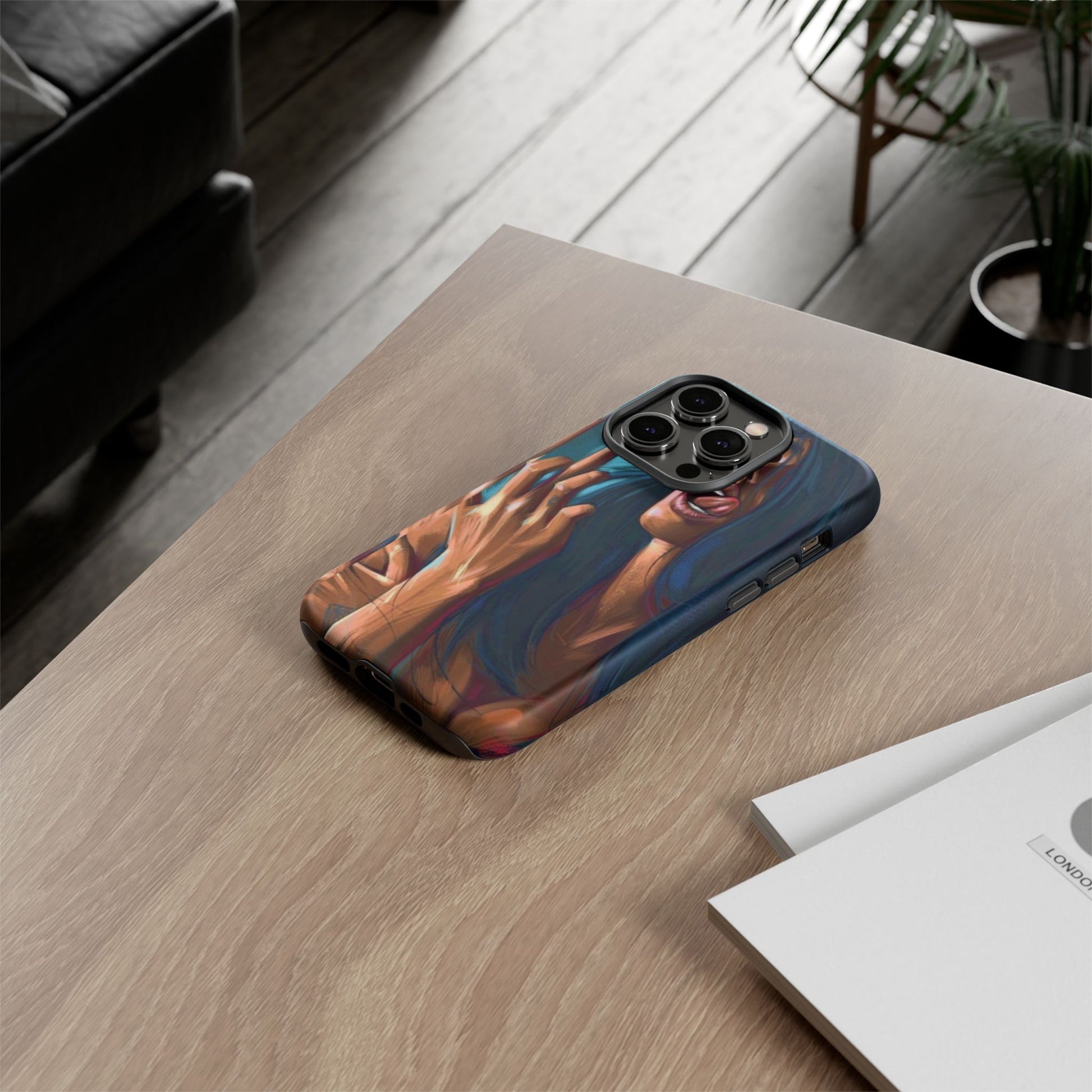 Tough Girl Theme Urban Design Cases for iPhones, Samsung, and Pixel
